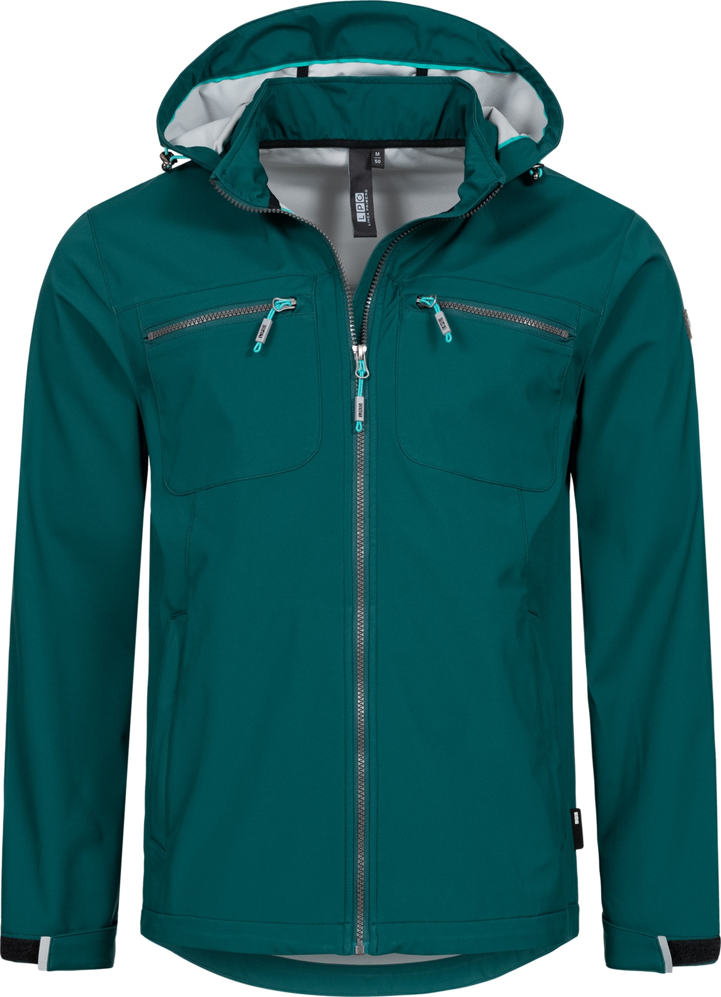 LPO Softshelljacke "LAC SIMARD NEW II Men" mit Kapuze mit abnehmbarer Kapuze