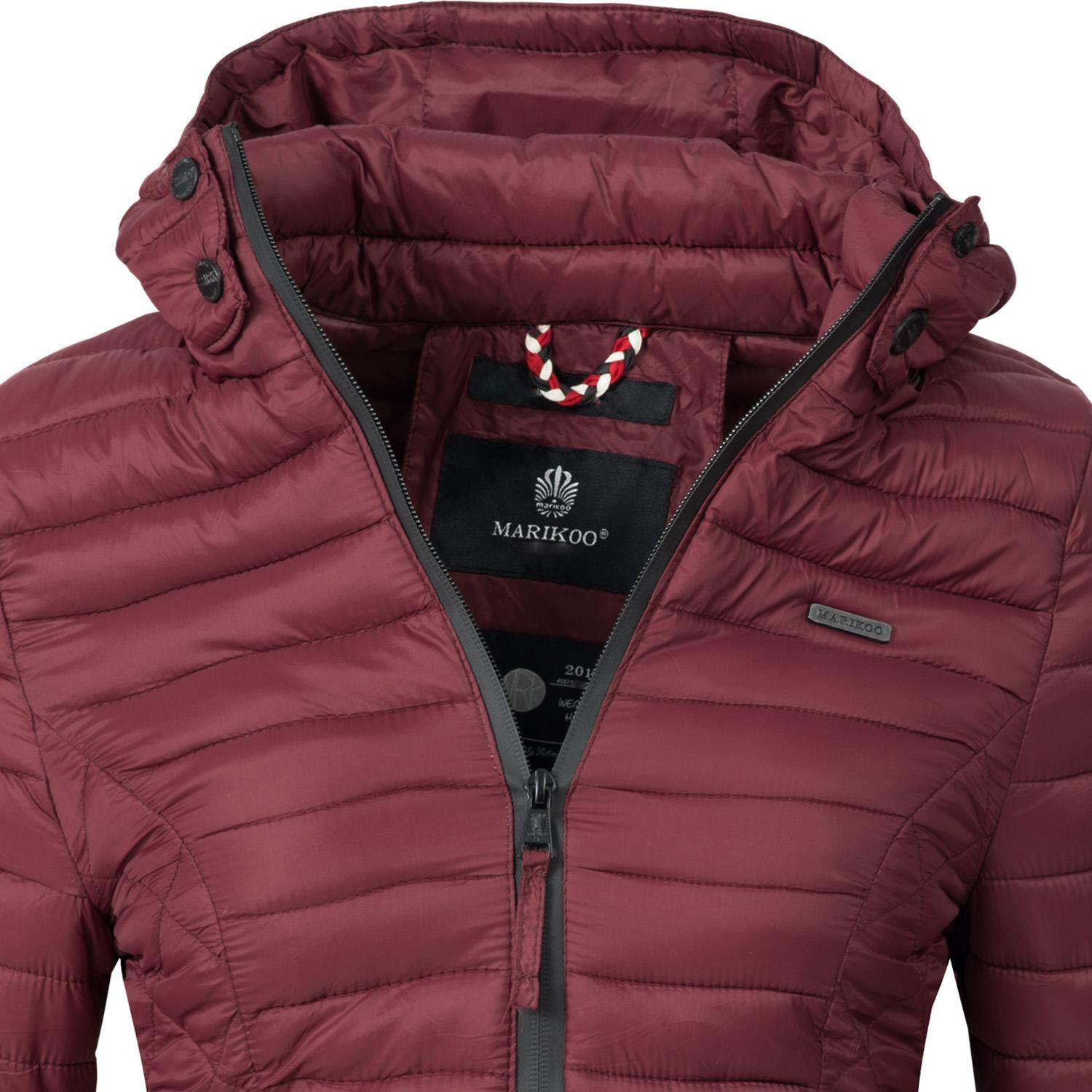 Marikoo Steppjacke »Samtpfote«, mit Kapuze, ultraleichte Übergangsjacke mit Kapuze