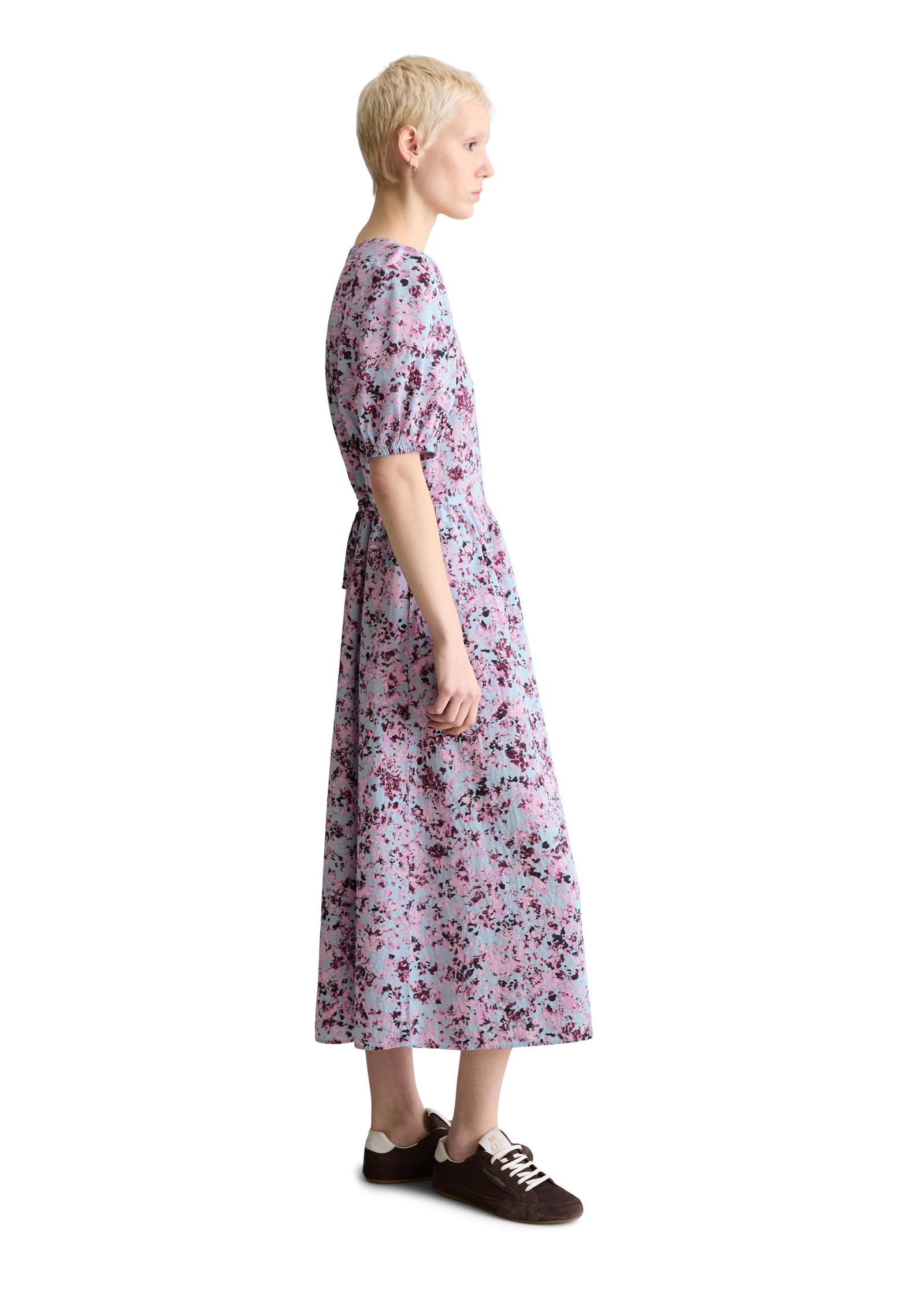 Marc O'Polo DENIM Druckkleid »aus Viskose-Mix mit Crinkle-Effekt«