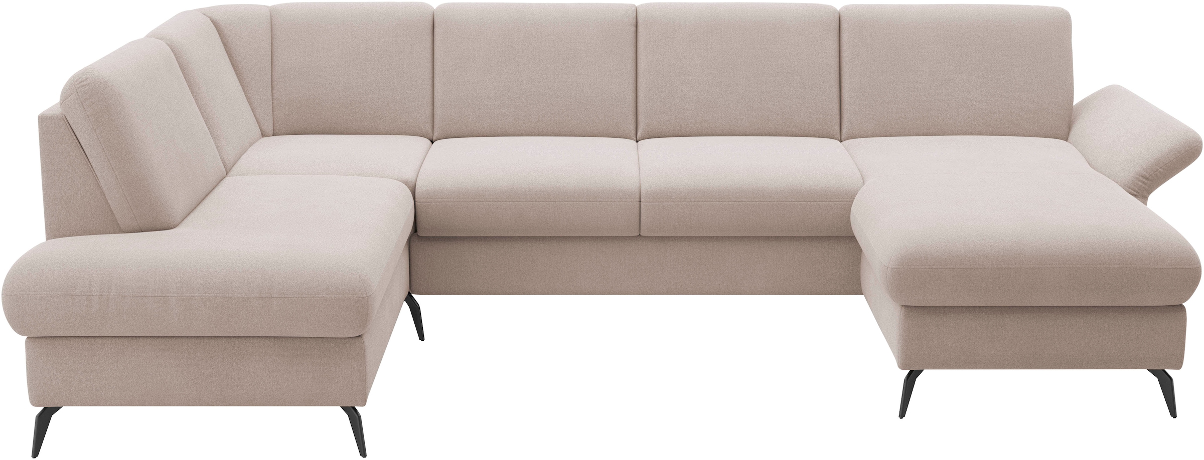 Home affaire Wohnlandschaft »Rochelle«, optional: Armteilverstellung, klappbar, Bettkasen
