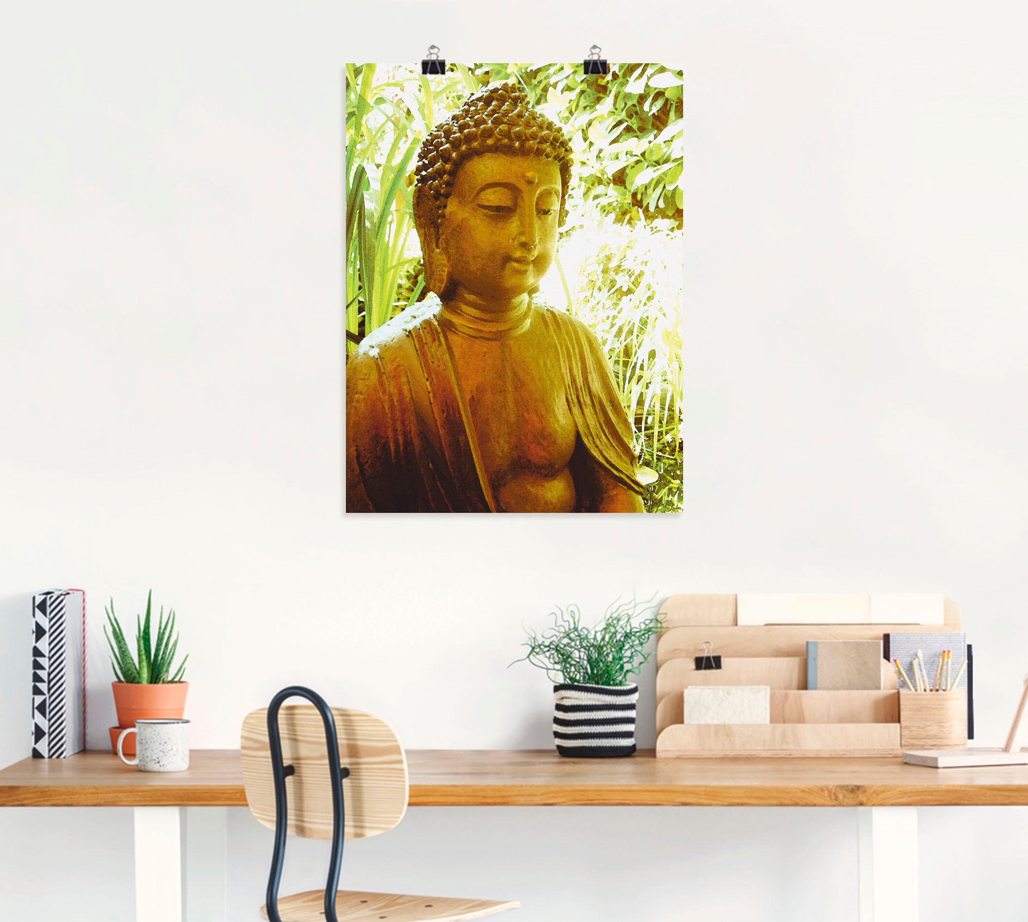 Artland Wandbild »Die Seele von Buddha«, Religion, (1 St.), als Leinwandbild, Poster, Wandaufkleber in verschied. Größen