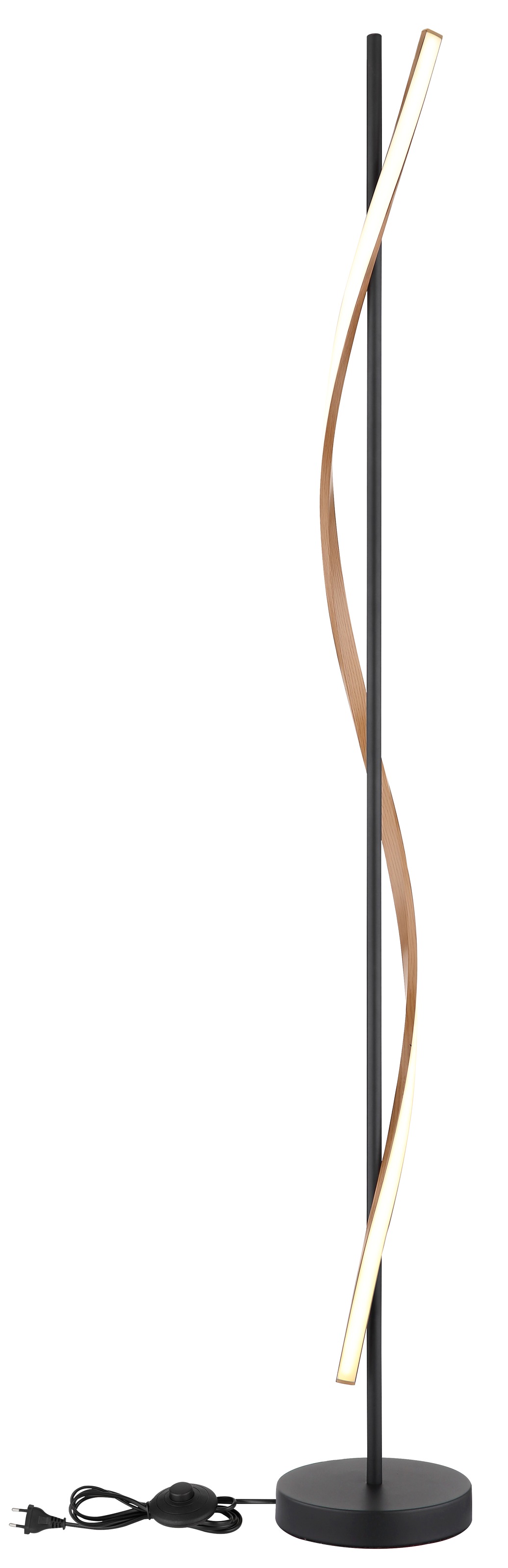 Globo Lighting Watkins Floor Lamp Matte Black 3