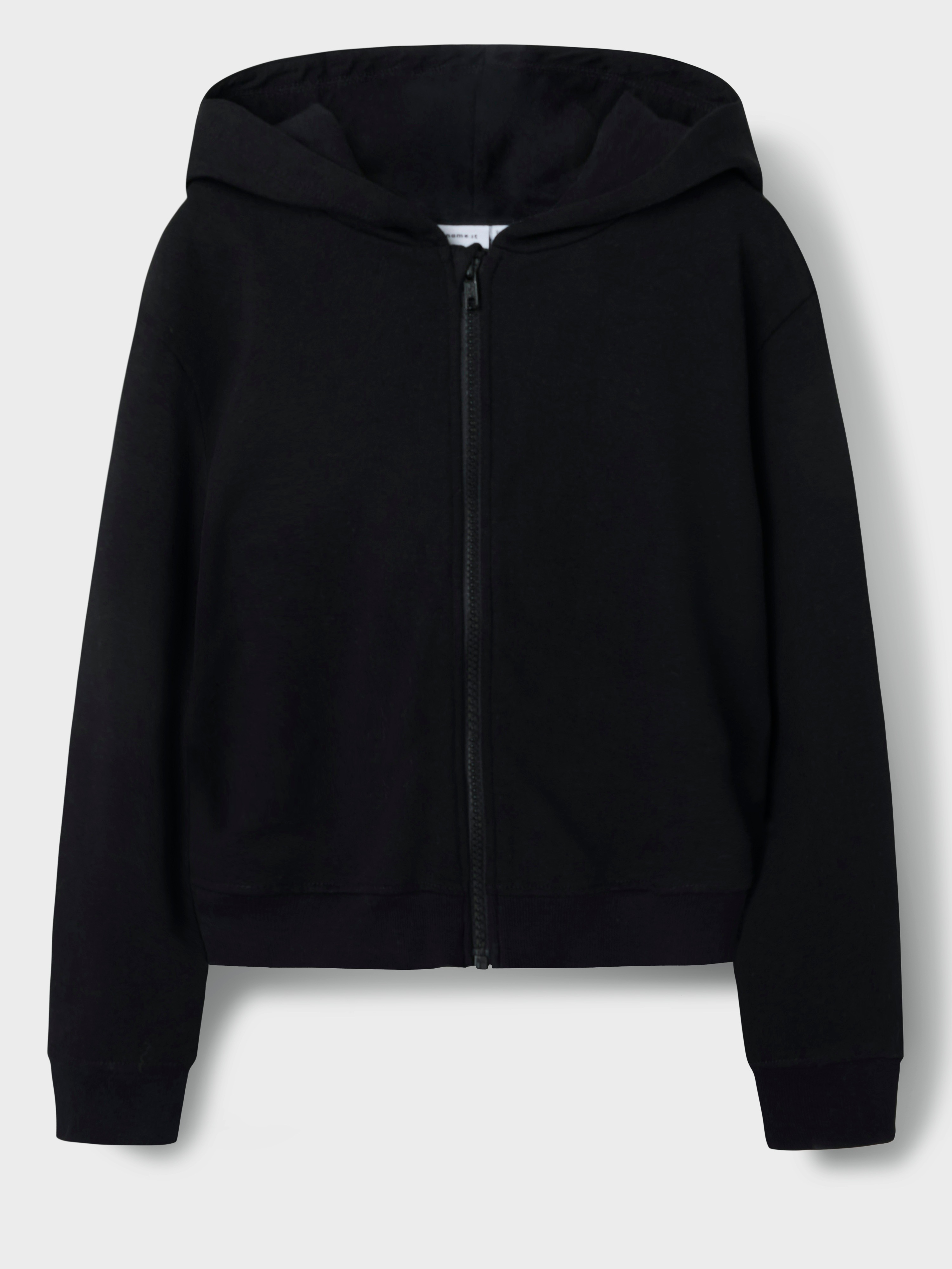 Thumbnail - Name It Kapuzensweatjacke "NKFMILLE SHORT NREG SWE CARD WH UNB NOOS"