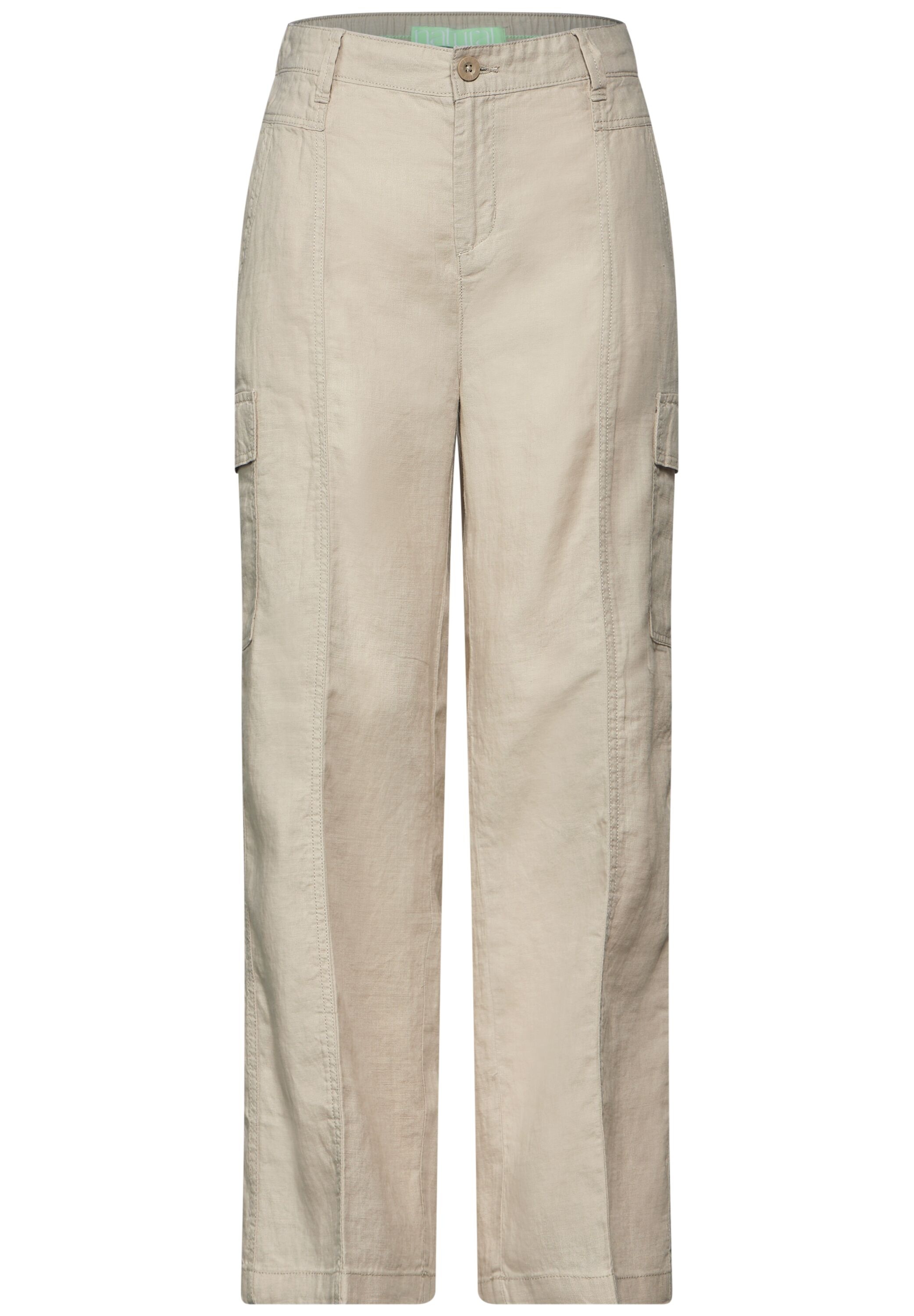 STREET ONE Cargohose, aus Leinen