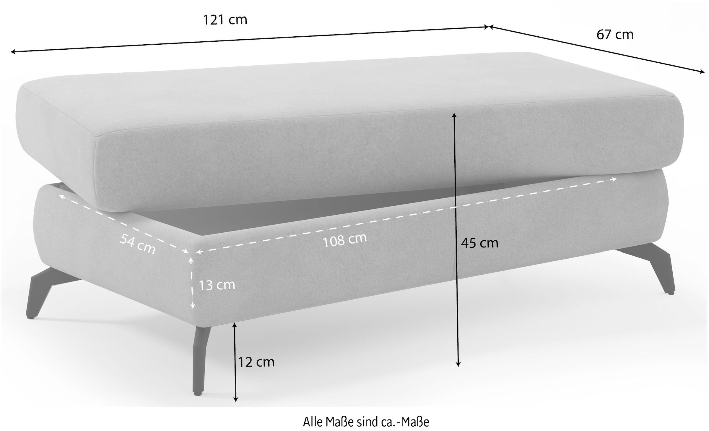 sit&more Polsterhocker »Bolero«