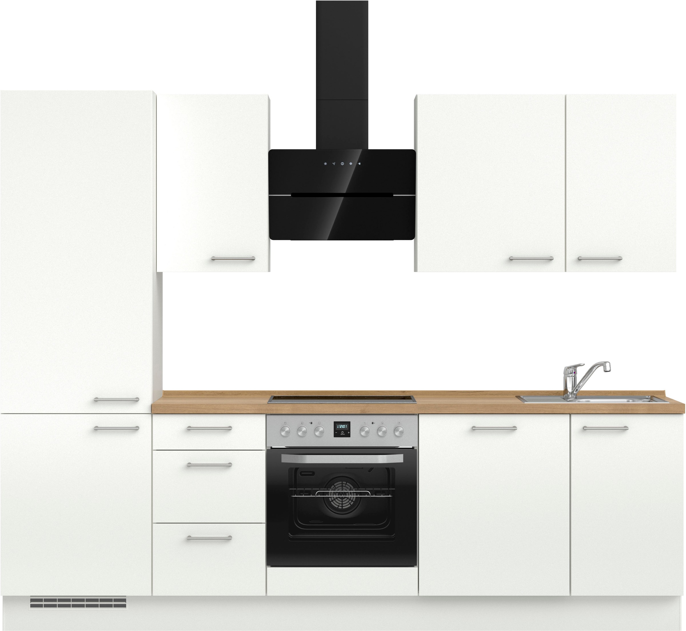 nobilia Küchenzeile ""Laser II", Ausrichtung wählbar, Breite 270 cm" vormon günstig online kaufen