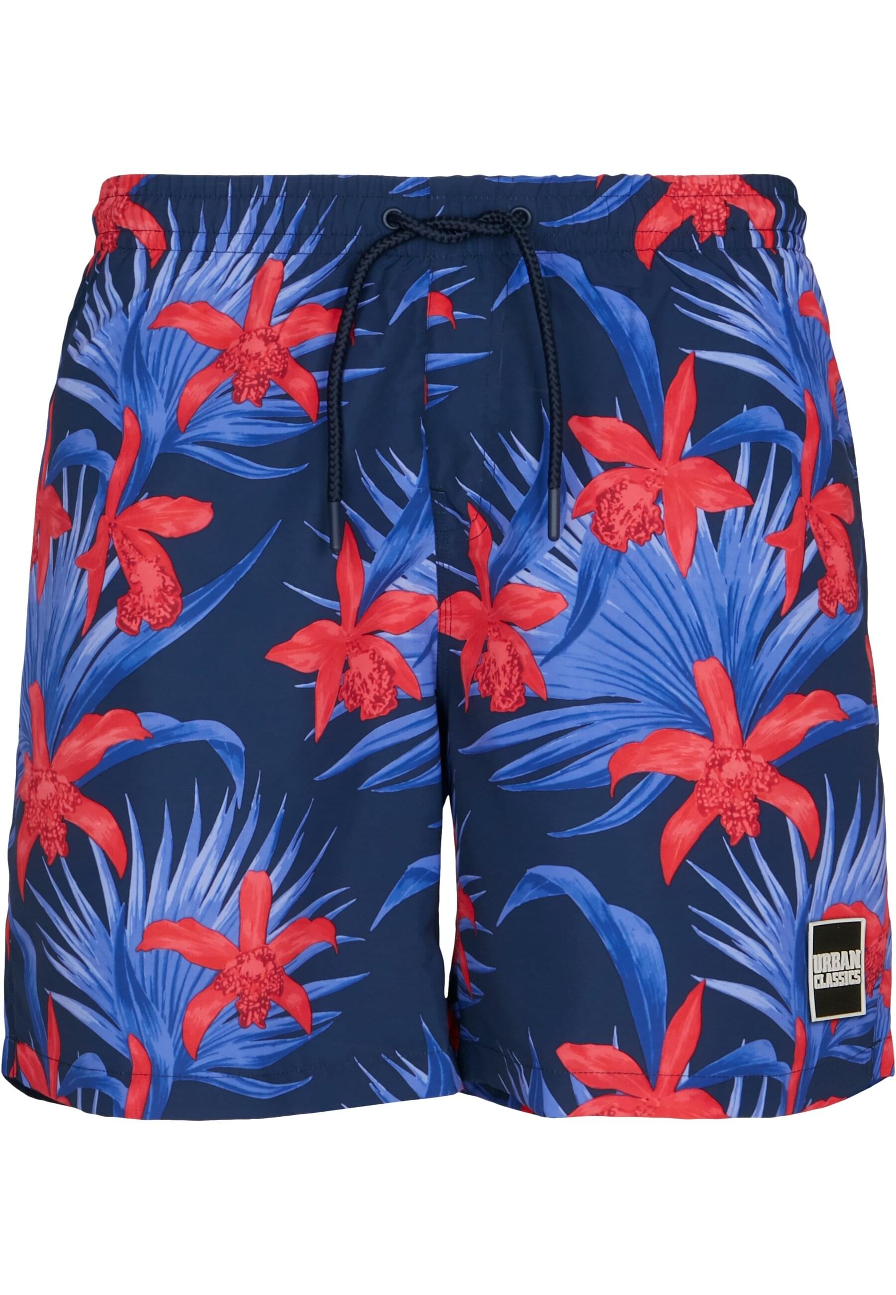 URBAN CLASSICS Badeshorts »Urban Classics Herren Pattern Swim Shorts«