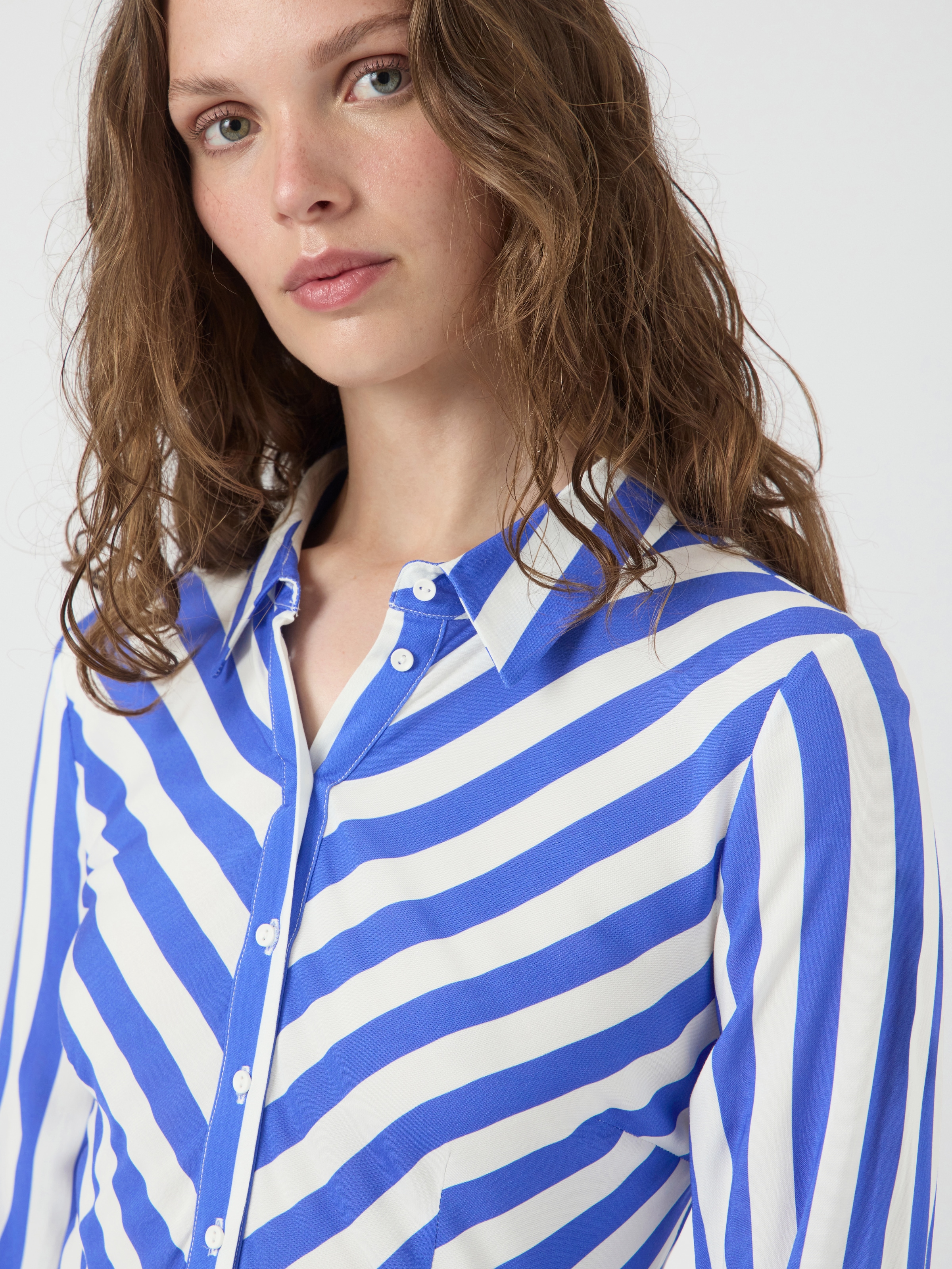 Y.A.S Hemdblusenkleid »YASSAVANNA LONG SHIRT DRESS«, Sommerkleid, mit 3/4 Ärmel