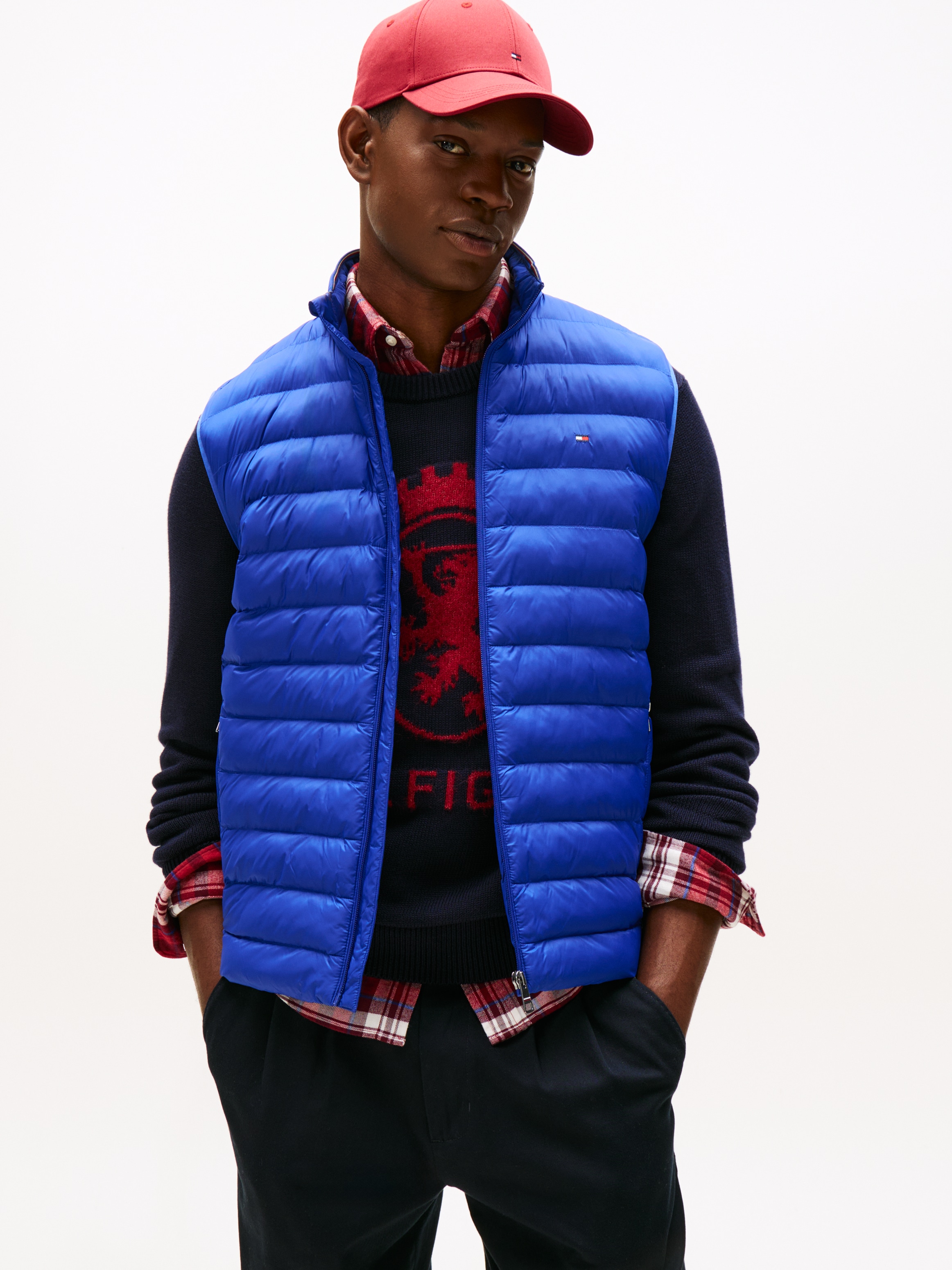 Tommy Hilfiger Steppweste »PACKABLE RECYCLED VEST«, mit Logostickerei