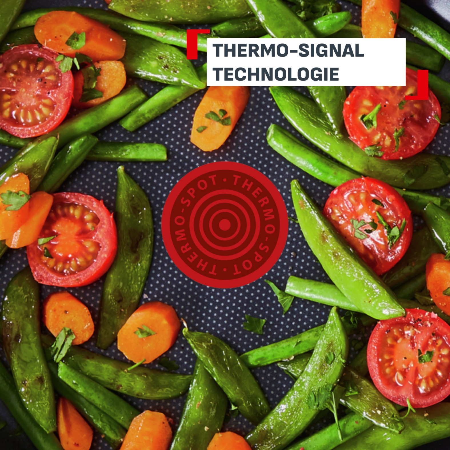 Tefal Pfannen-Set »Duetto+, langlebige Antihaftversiegelung, Thermo-Signal« Edelstahl Set, 3x Bratpfannen Ø 20/24/28 cm, 3 Stk. tlg. Edelstahl-Griff, Induktionspfanne, für aller Herdarten geeignet,G732S3
