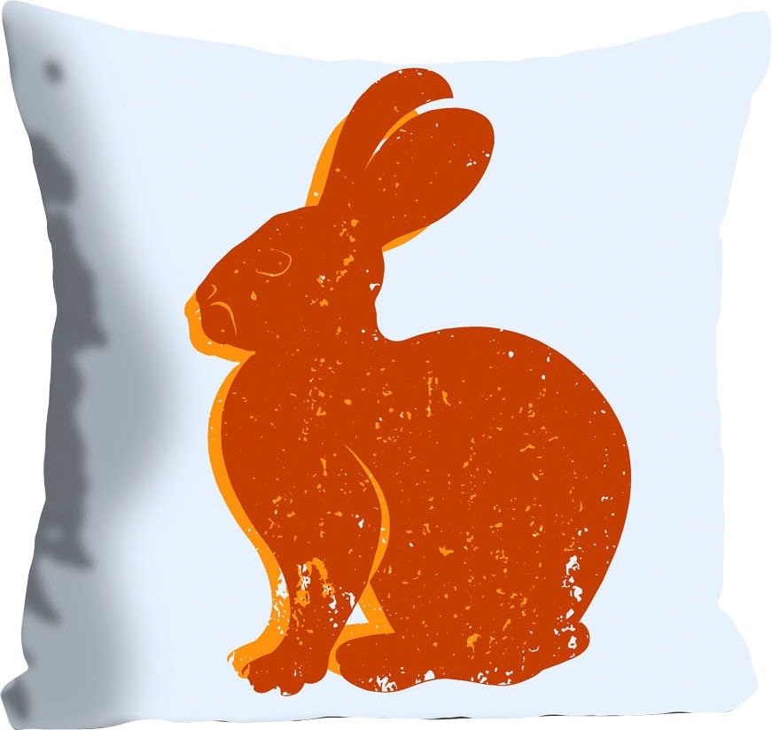 queence Dekokissen »Lindt« su einem orangenen ...