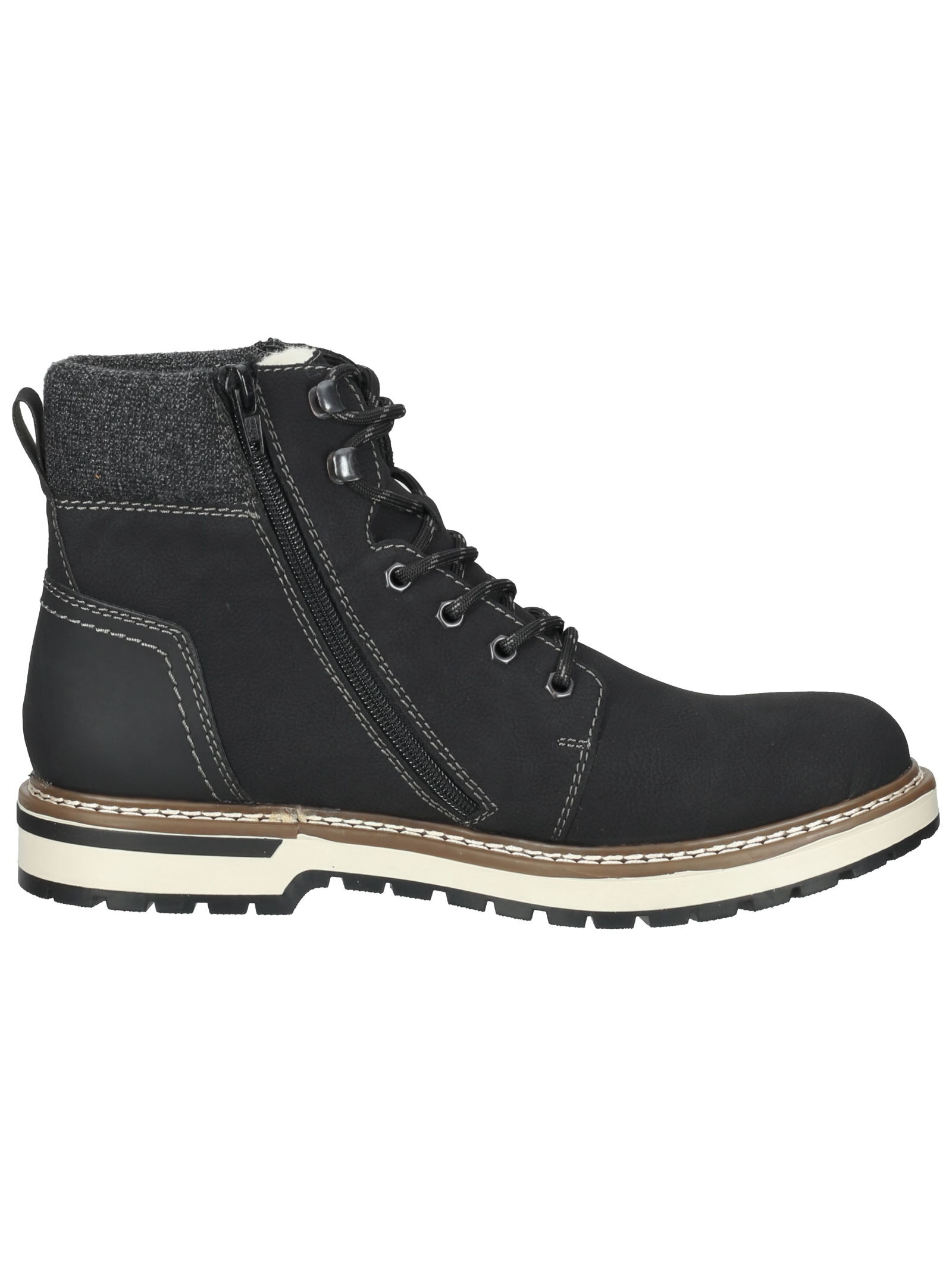 Rieker Schnürstiefelette »Rieker Stiefelette Lederimitat/Textil«