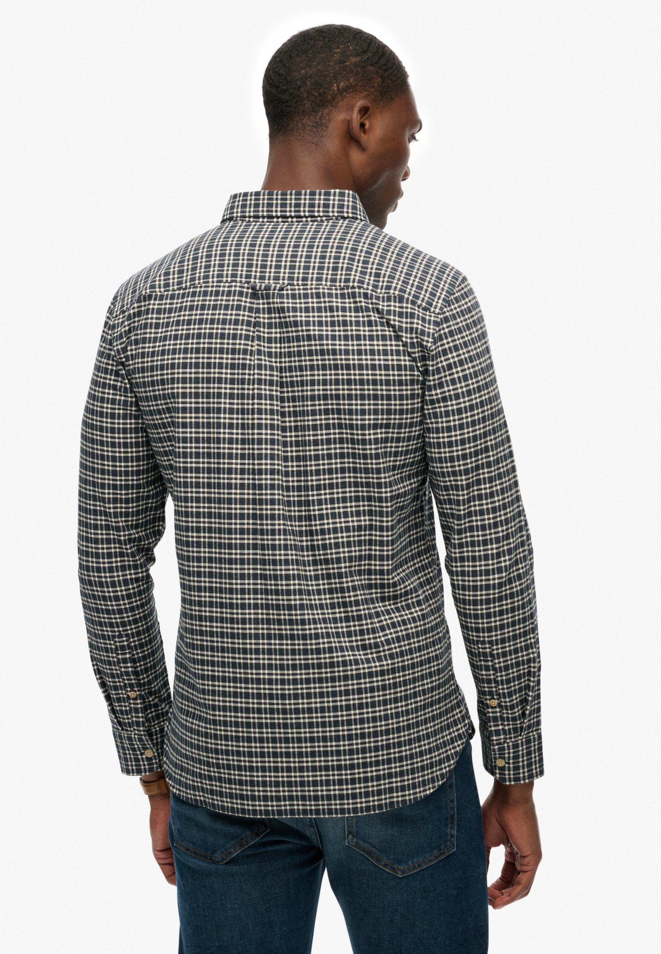 Superdry Langarmhemd »PREMIUM CHECK OXFORD SHIRT«