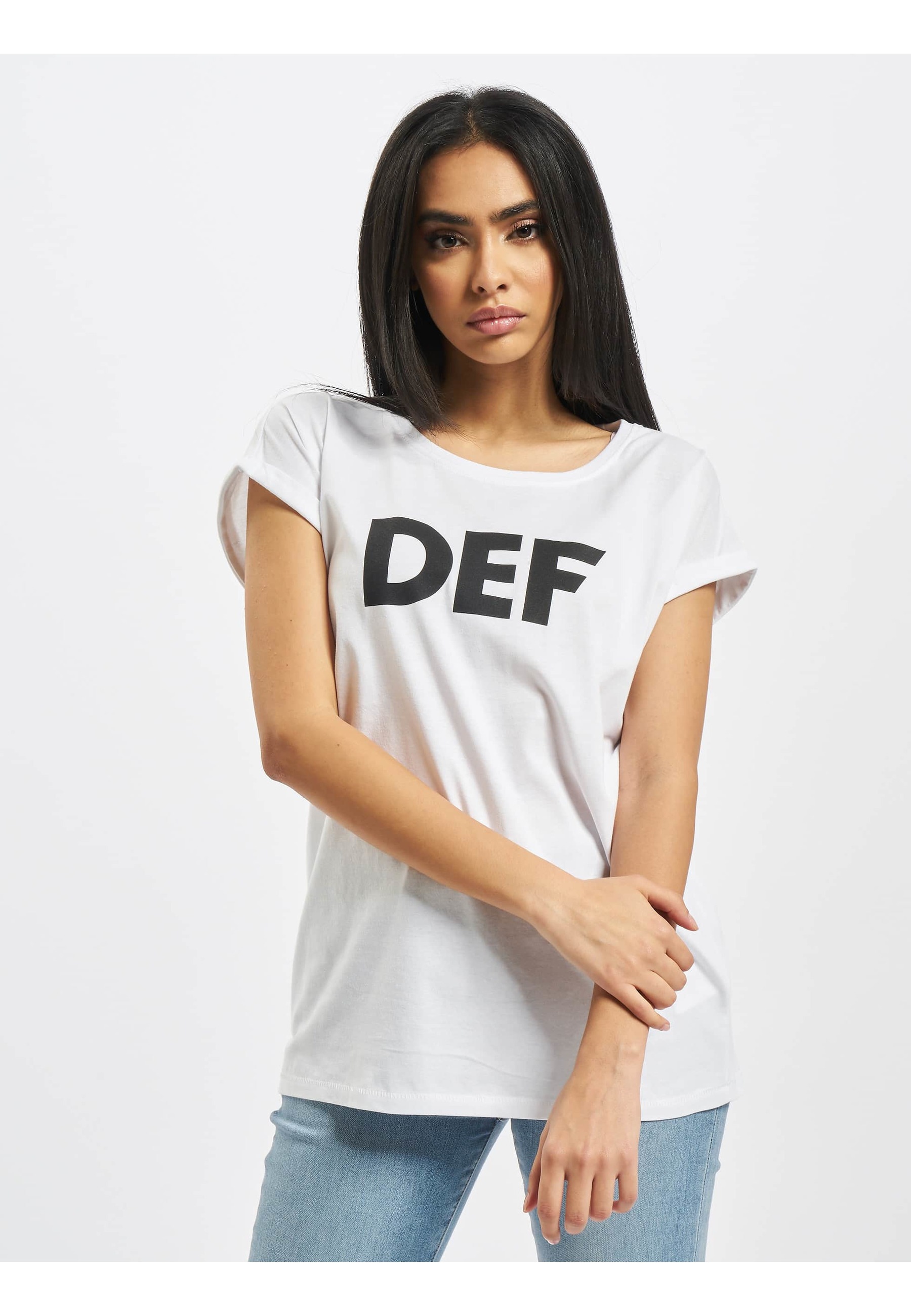 DEF Kurzarmshirt "DEF Damen Sizza T-Shirt" 1 Stk. günstig online kaufen