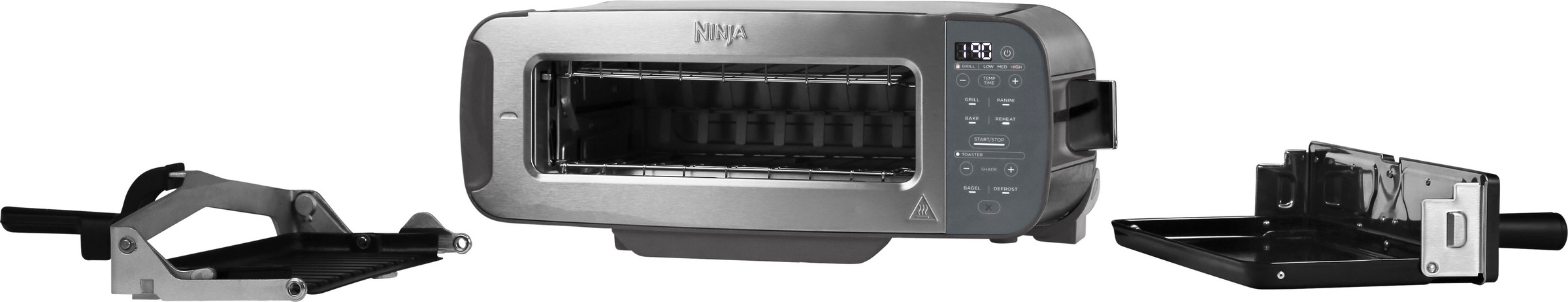 NINJA Toaster "ST202EU Ninja Foodi" 1 Schlitz 2400 W 2-in-1 Toaster, Grill günstig online kaufen