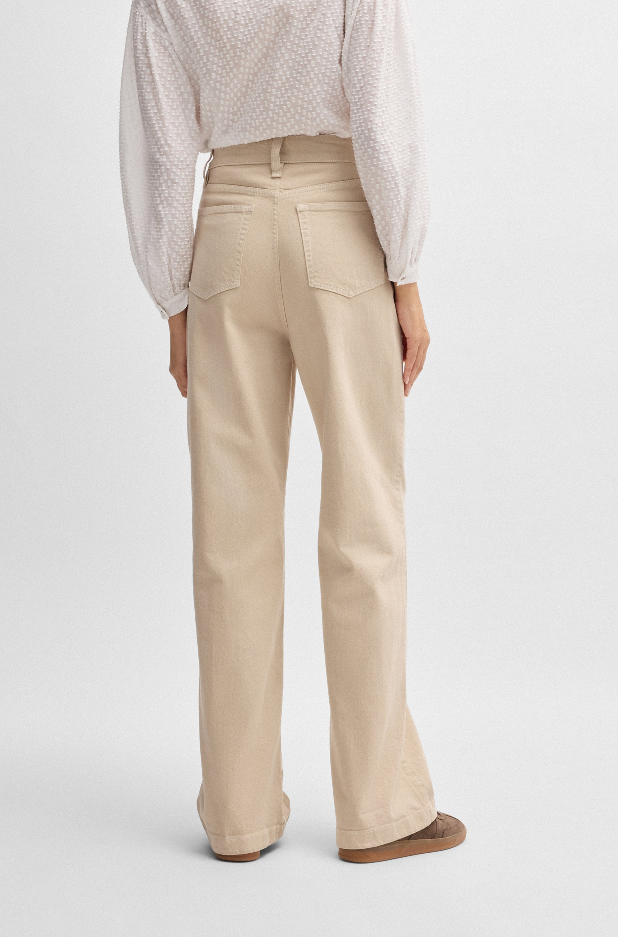 BOSS ORANGE Webhose »Tolala-D Premium Damenmode«, Twill Qualität, Ziernähte