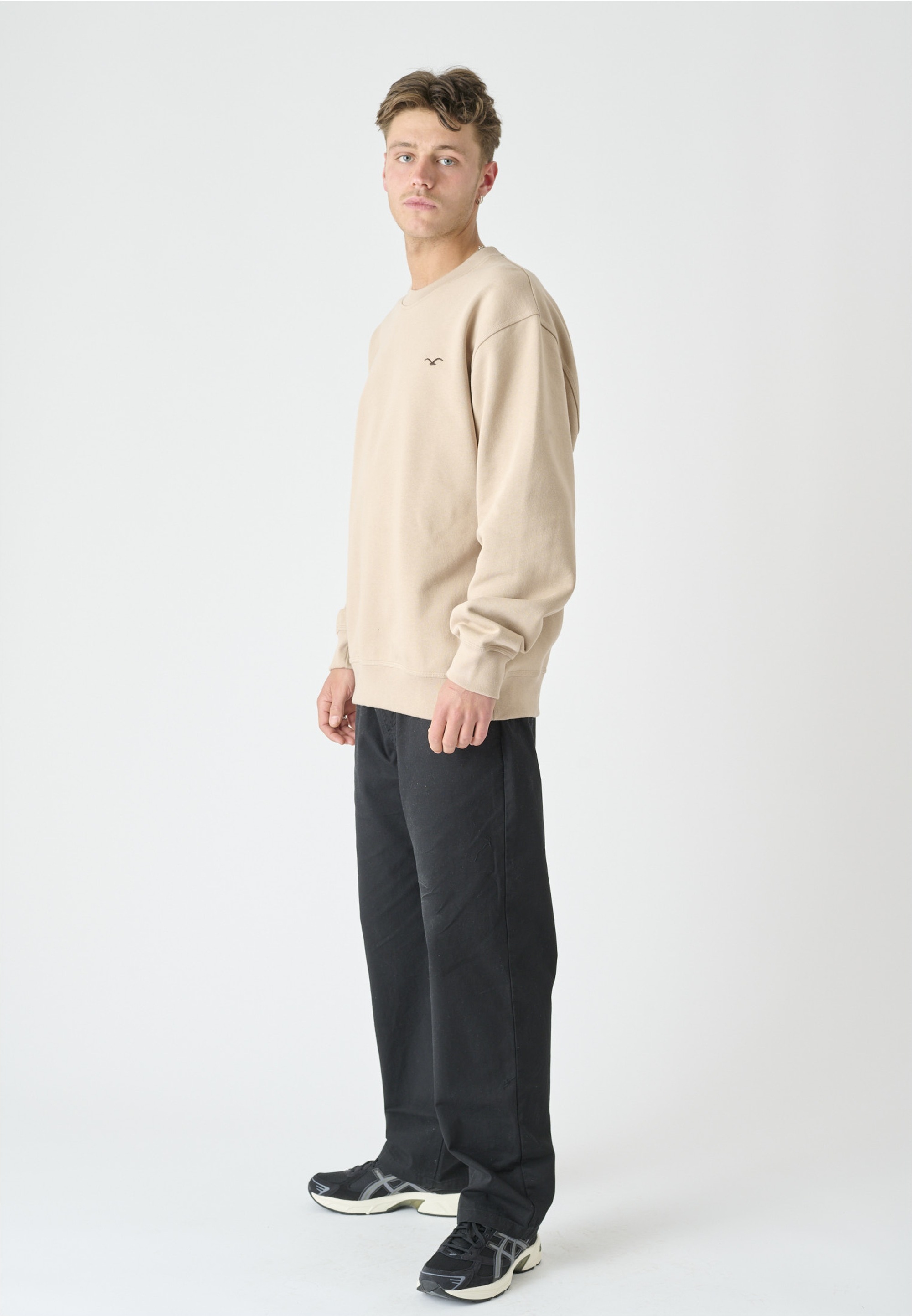 Cleptomanicx Sweatshirt »Ligull Boxy«, mit kleiner Möwenstickerei