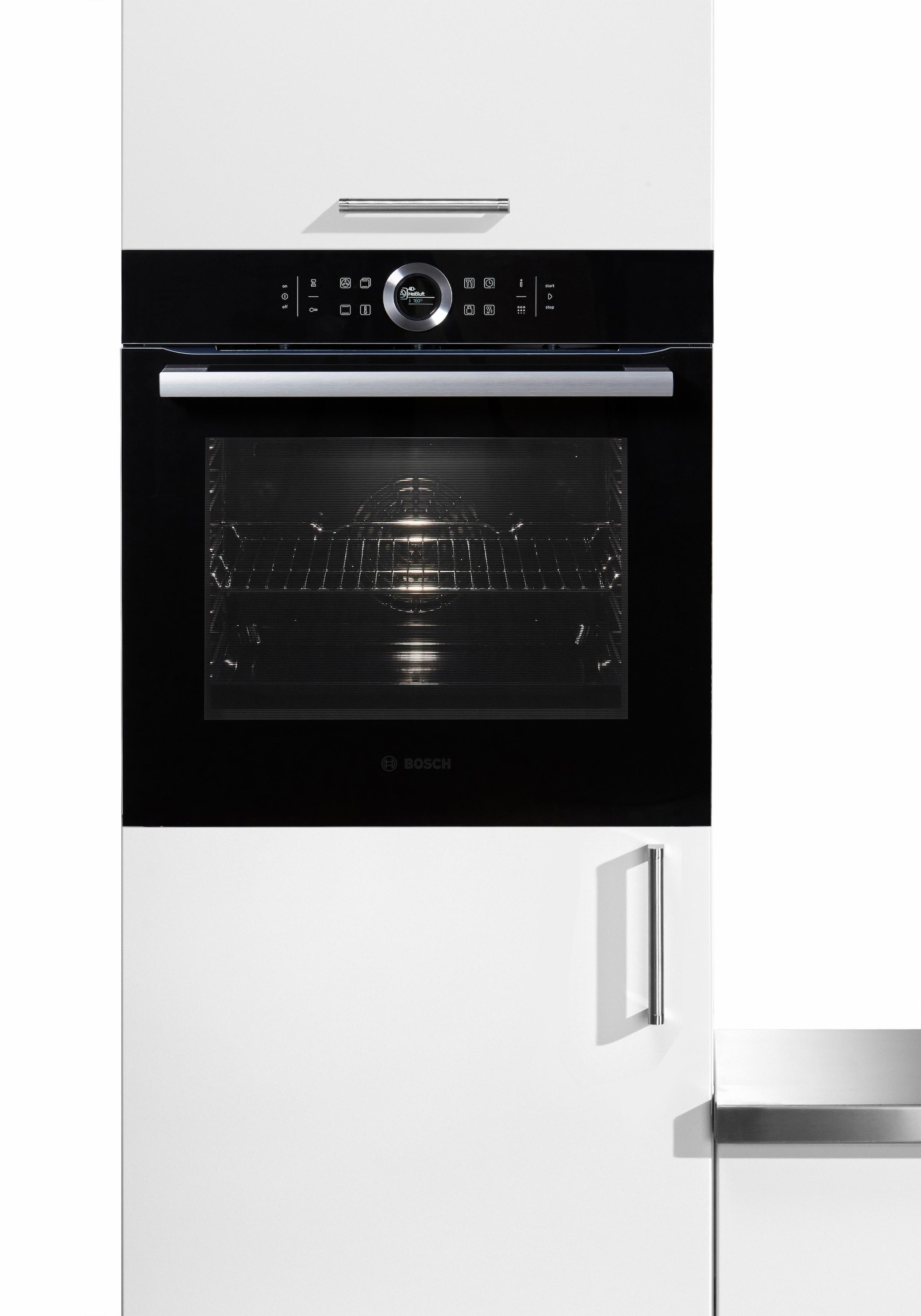 BOSCH Pyrolyse Backofen »HBG675BB1«, Serie 8, HBG675BB1, mit Teleskopauszug nachrüstbar, Pyrolyse-Selbstreinigung, mit AutoPilot