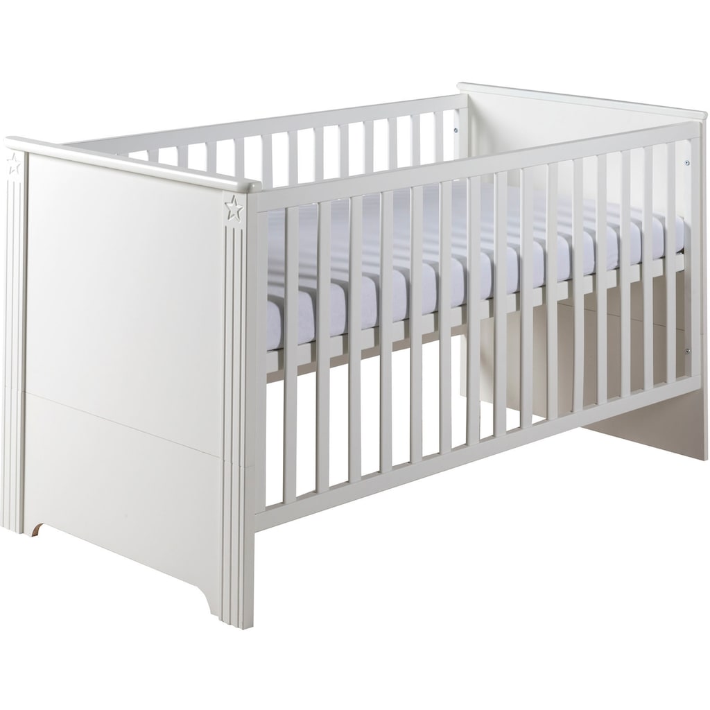 roba® Babyzimmer-Komplettset »Maxi«, (Set, 3 St., Kinderbett, Schrank, Wickelkommode)