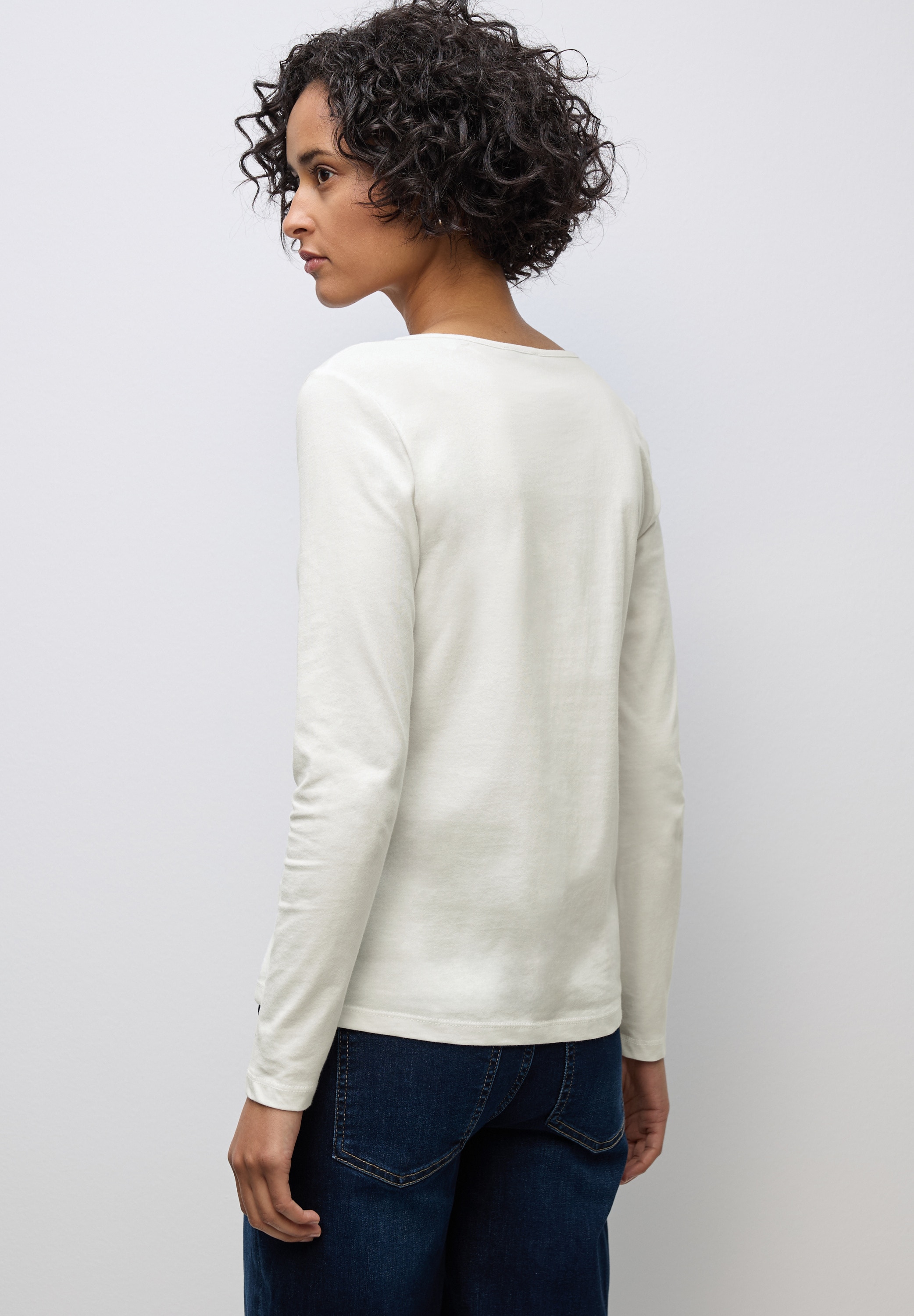 STREET ONE Langarmshirt Basic