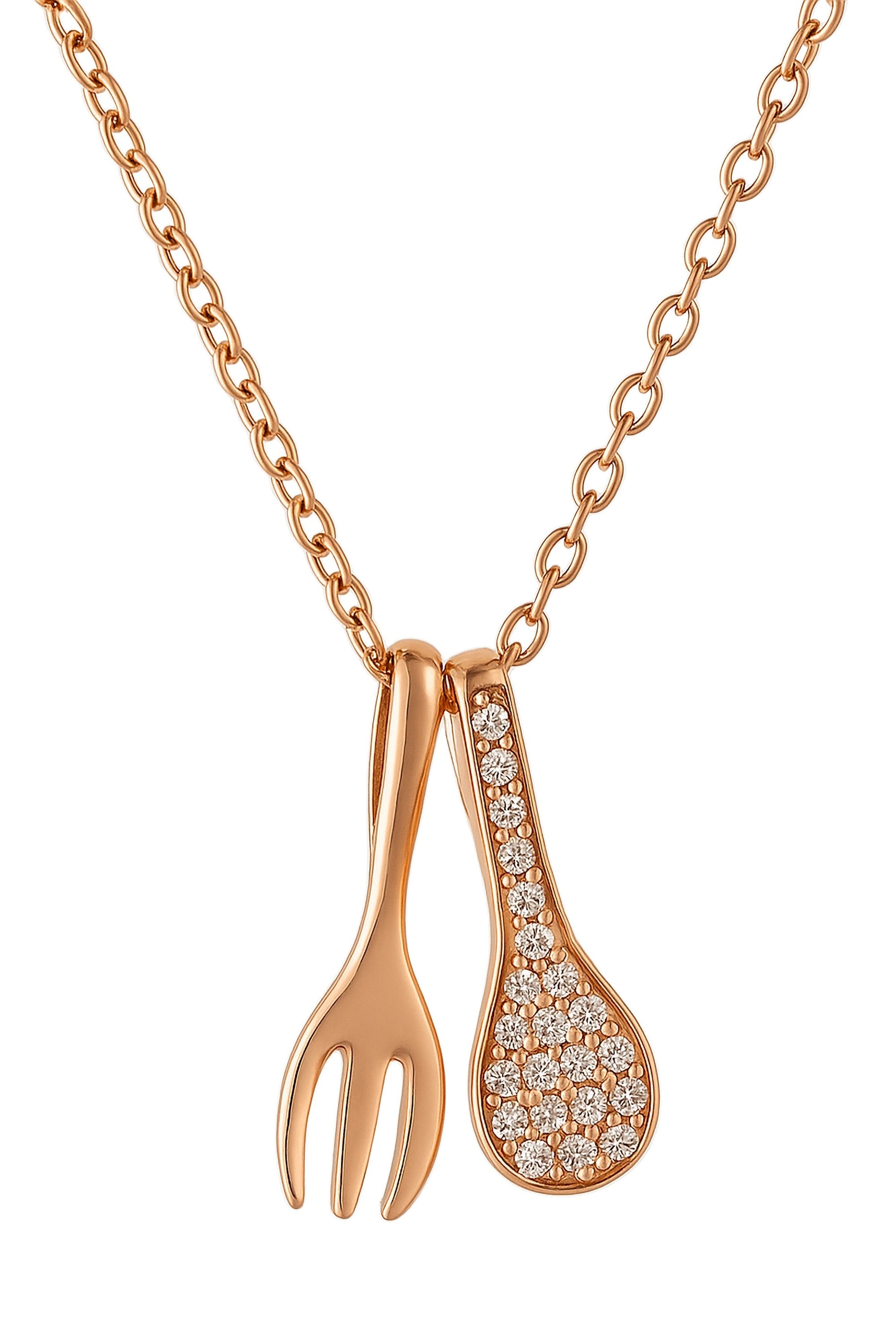 COLLEZIONE ALESSANDRO Kette mit Anhänger "Gastro" mit Gabel und Löffel und günstig online kaufen