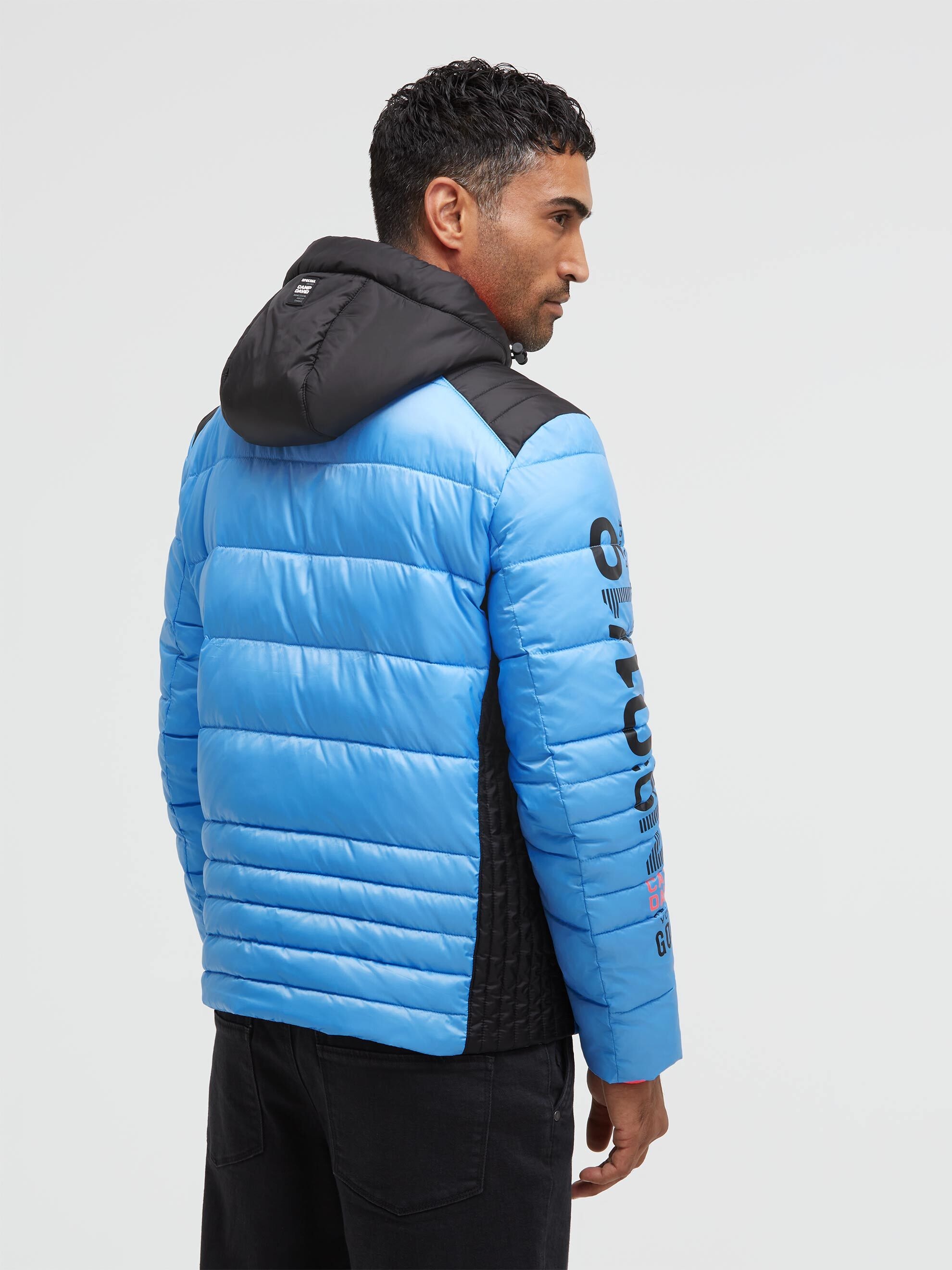 CAMP DAVID Winterjacke mit Kapuze mit Innentaschen