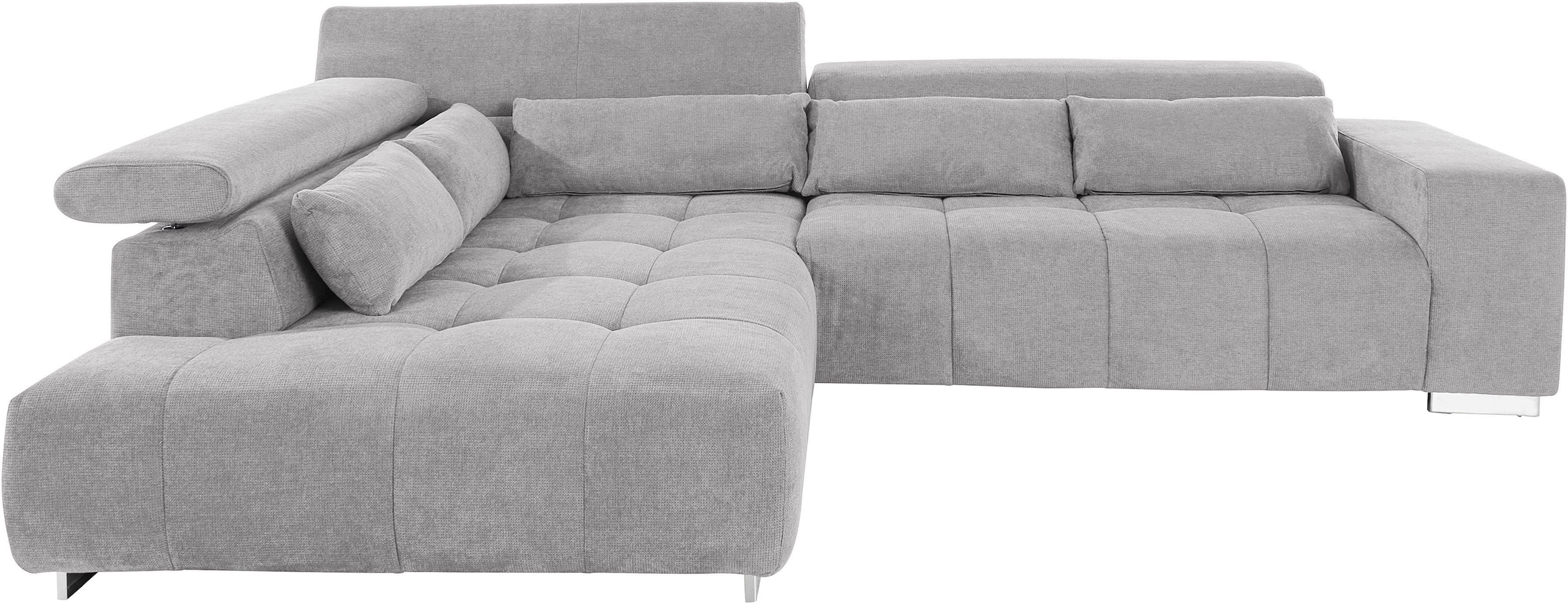 COTTA Ecksofa "Orion L-Form", mit Ottomane, inklusive verstellbarer Kopfstü günstig online kaufen