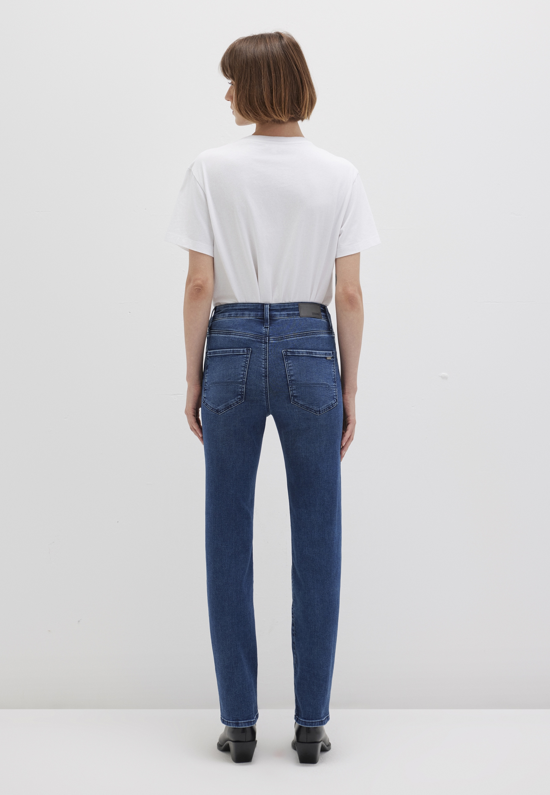 Mavi Straight-Jeans »KENDRA«, gerde Form