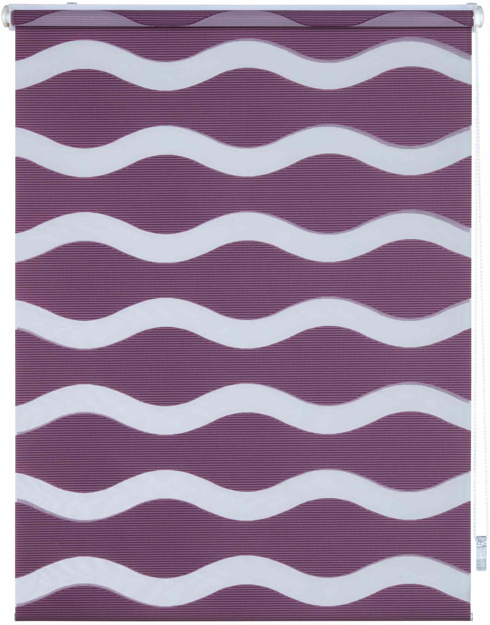 K-HOME Doppelrollo »Welle« Lichtschutz ohne Bohren im Festmaß