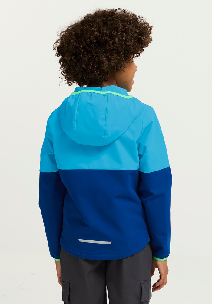 Jack Wolfskin Softshelljacke »SANDBIRD HOODED JKT K« mit Kapuze Winddicht, atmungsaktiv, Übergangsjacke