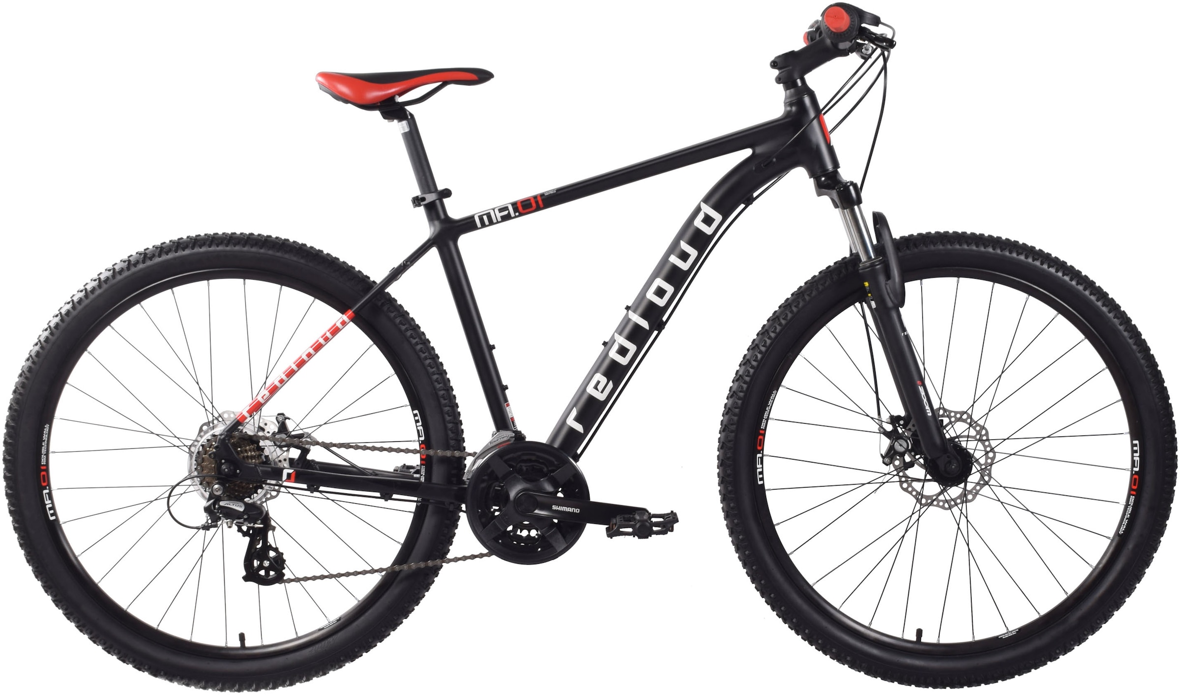 REDLOUD Mountainbike "MA.01", 21 Gang, Shimano, Shimano Altus Schaltwerk, Kettenschaltung