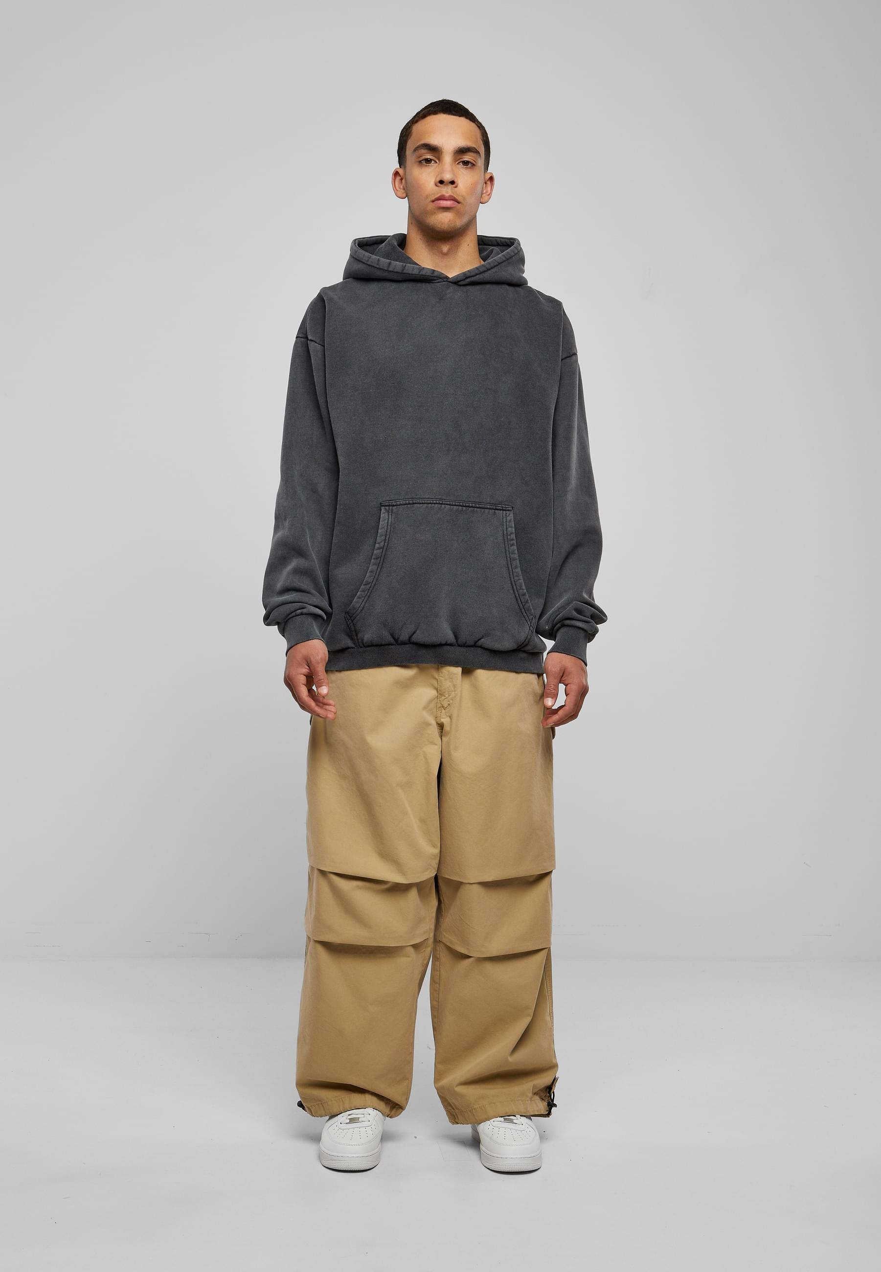 URBAN CLASSICS Kapuzensweatshirt »Urban Classics Herren Stone Washed Hoody«, (1 tlg.)
