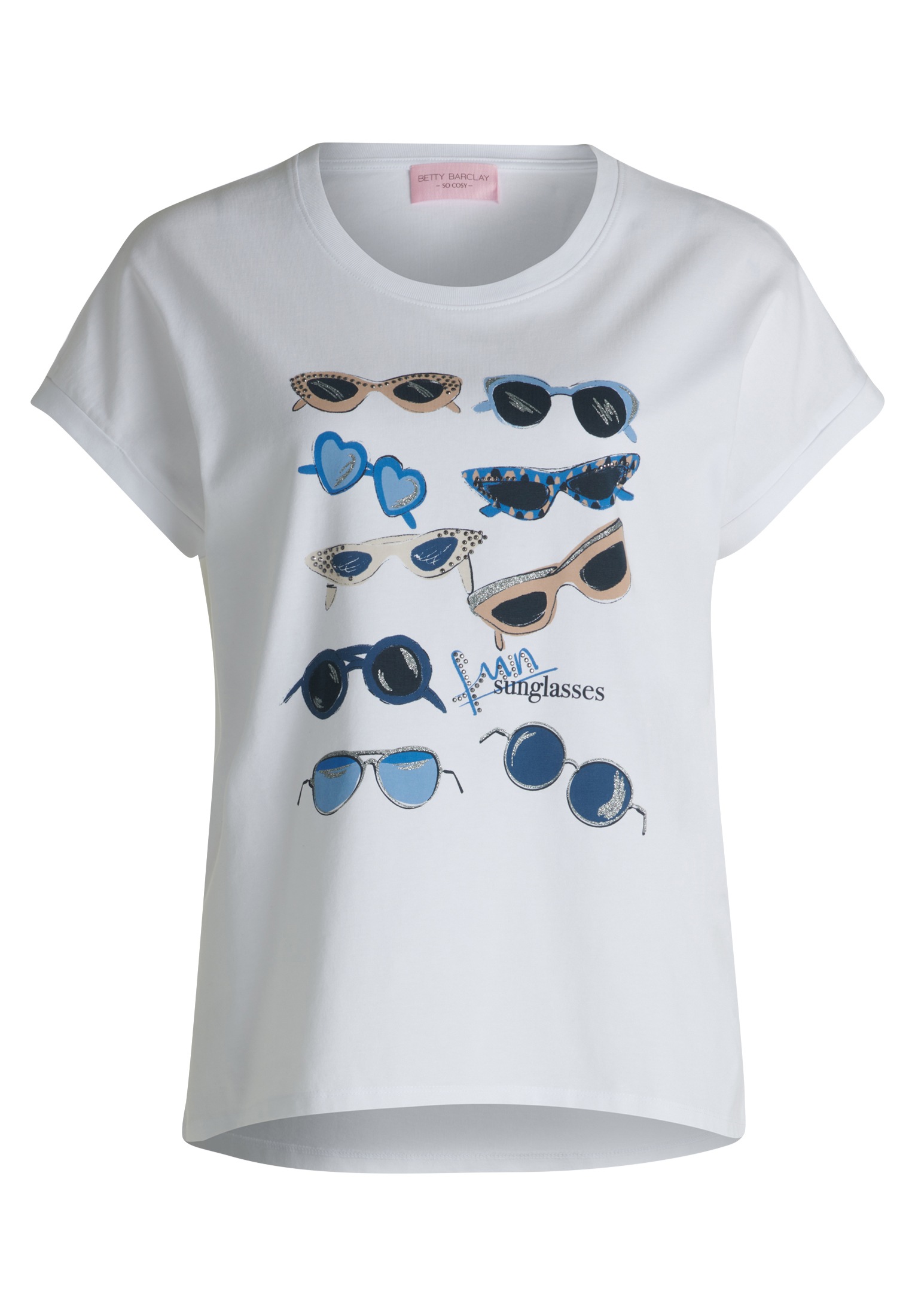 Betty Barclay Kurzarmshirt "Damen mit Aufdruck" 1 Stk. günstig online kaufen