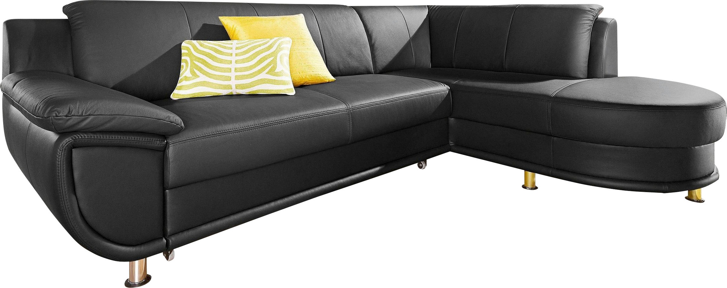 TRENDMANUFAKTUR Ecksofa "Rondo, zeitlos und elegant, bequem, L-Form", wahlw günstig online kaufen
