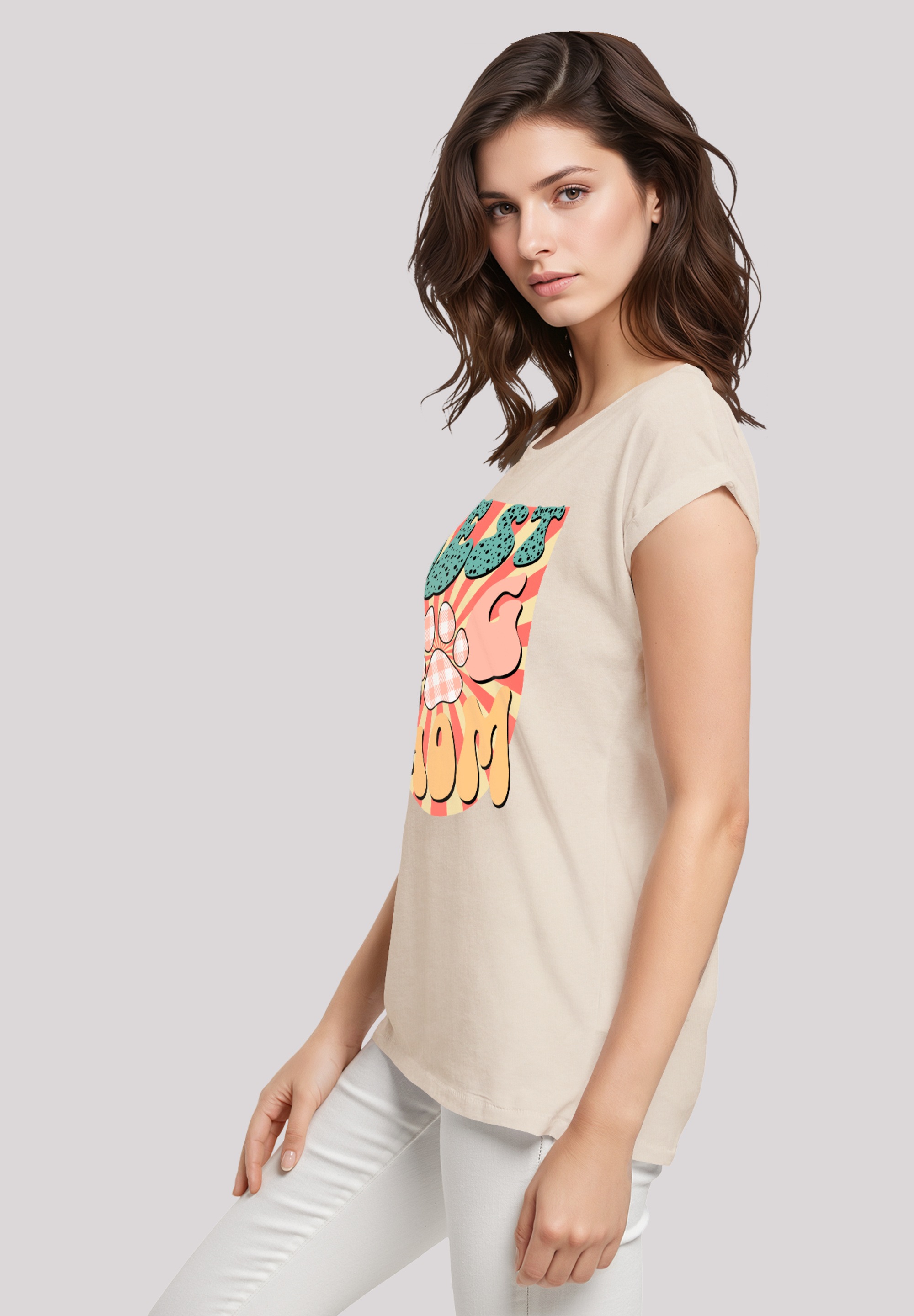 F4NT4STIC T-Shirt »Muttertag Pet Lover Vintage Beste Hunde Mama«, Premium Qualität