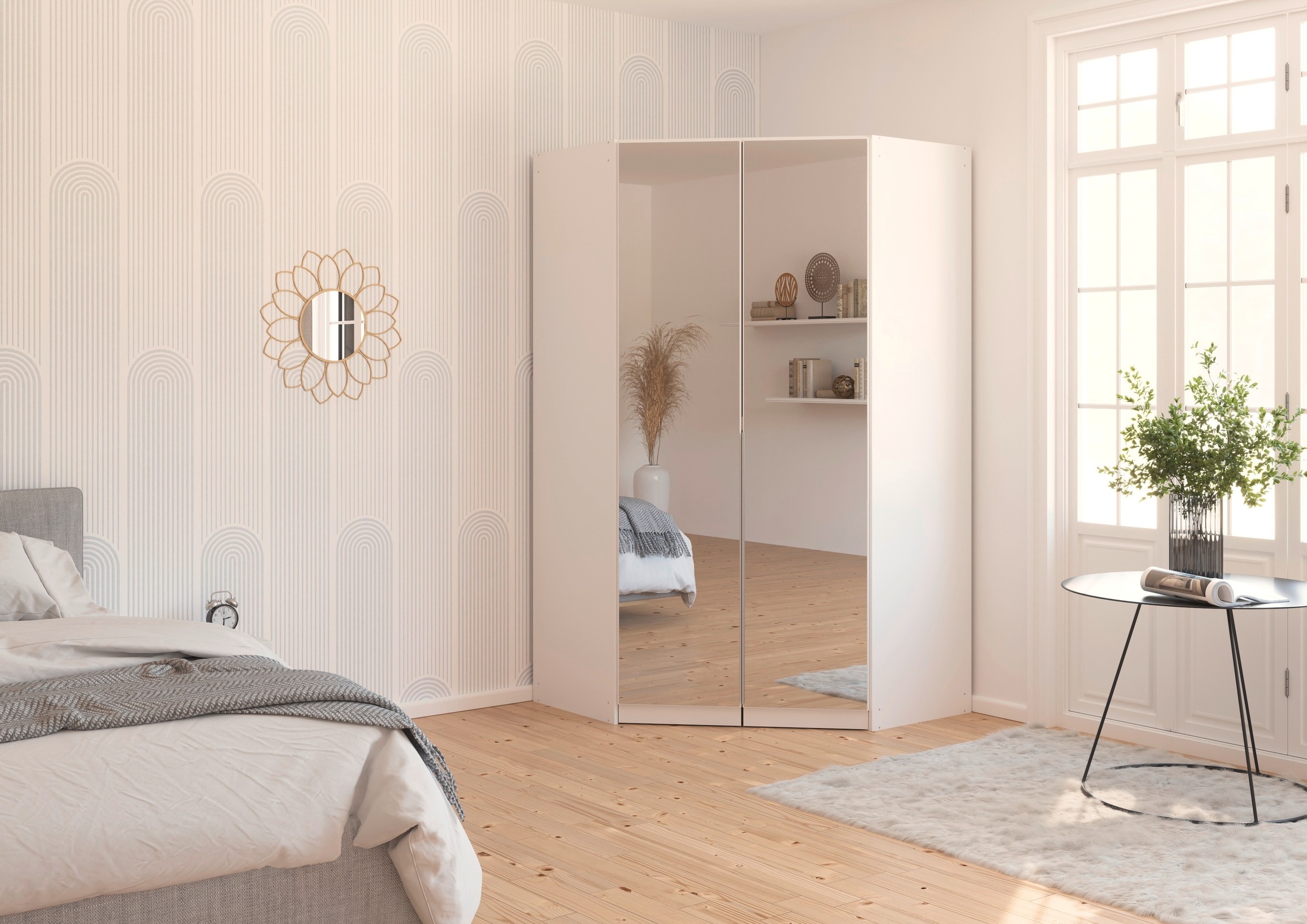 OTTO home Eckkleiderschrank "Kleiderschrank Schrank Ankleidezimmer Schlafzi günstig online kaufen