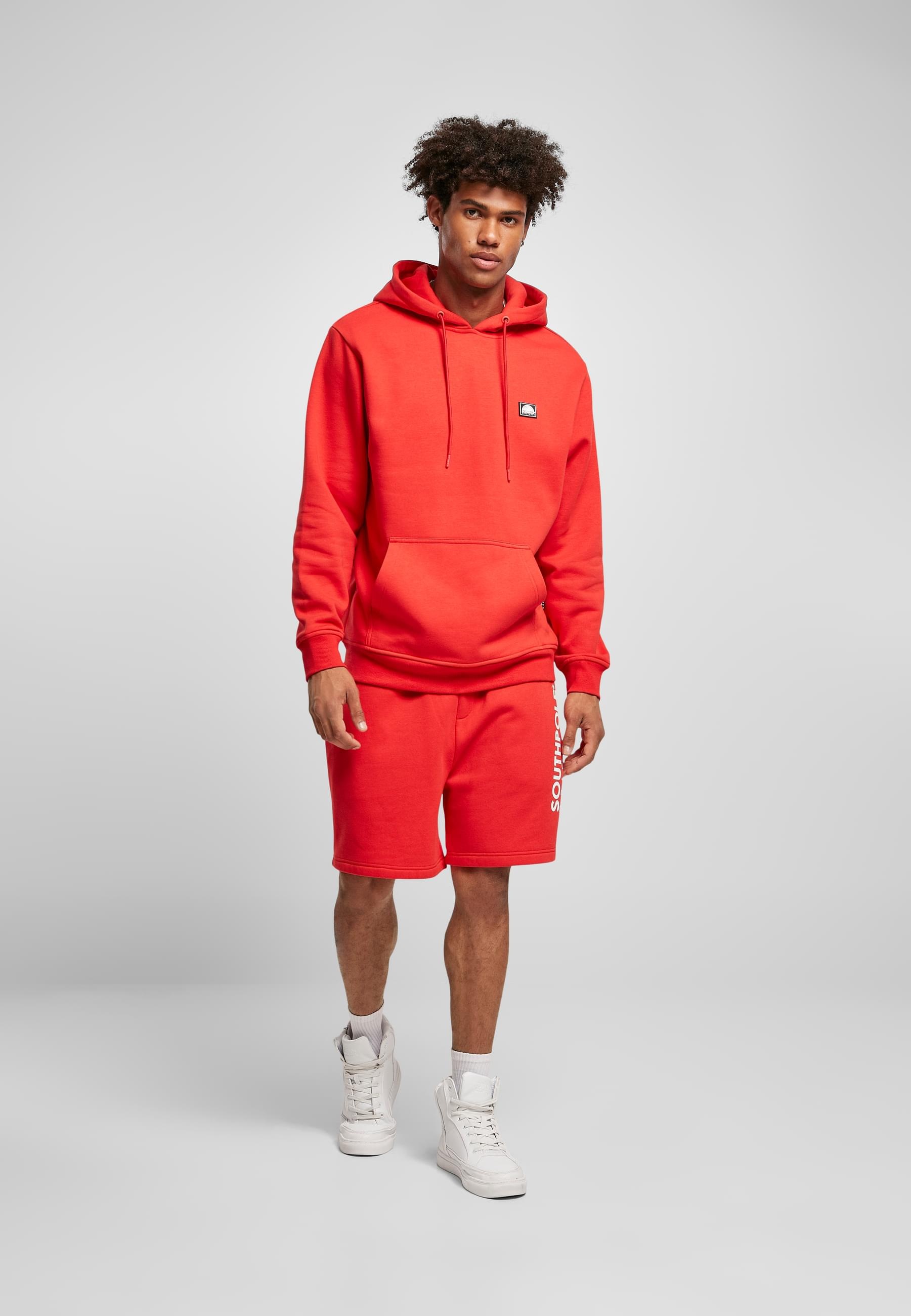 Southpole Kapuzensweatshirt »Southpole Herren Southpole Square Logo Hoody«, (1 tlg.)