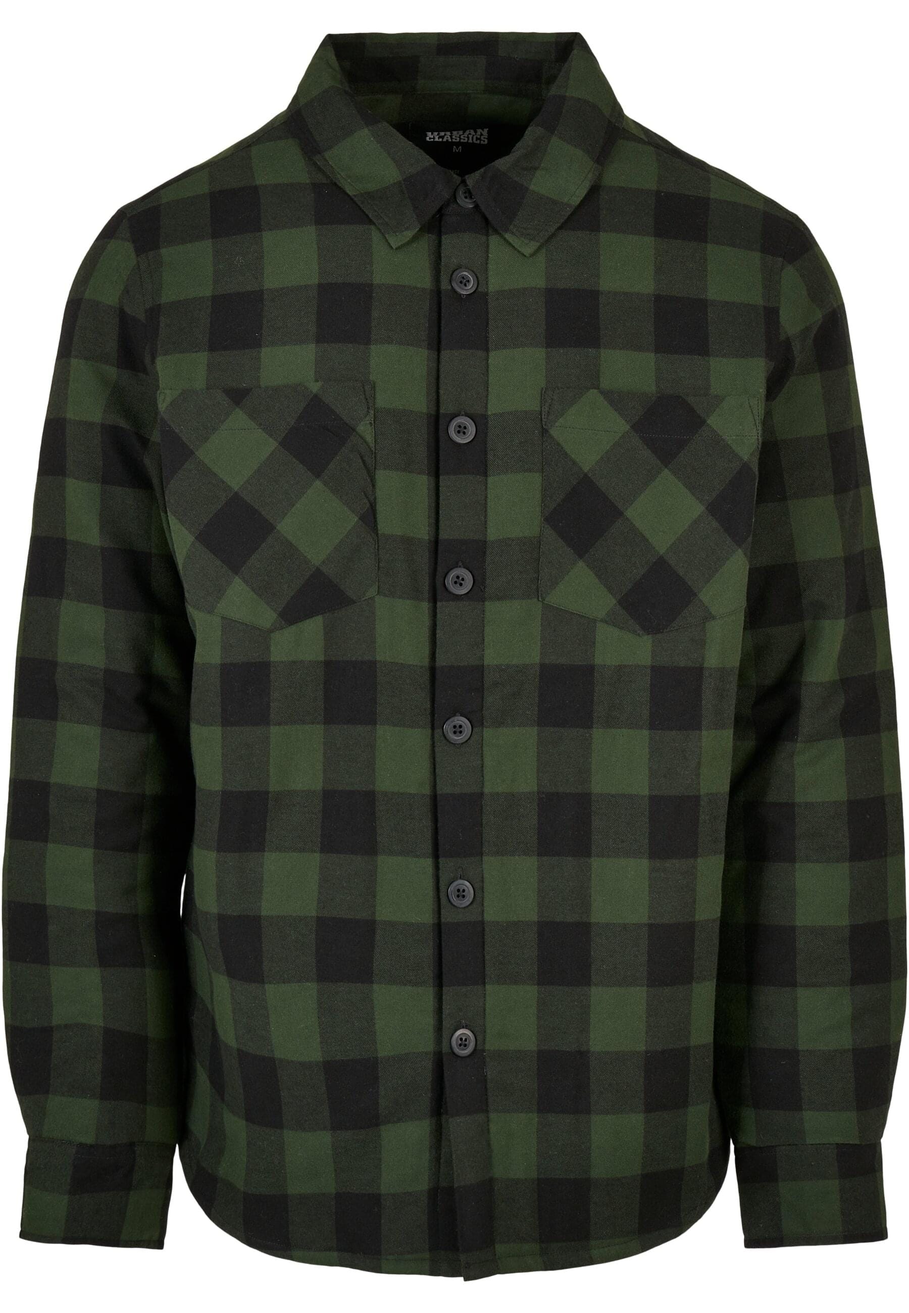 URBAN CLASSICS Langarmhemd "Urban Classics Herren Padded Check Flannel Shir günstig online kaufen