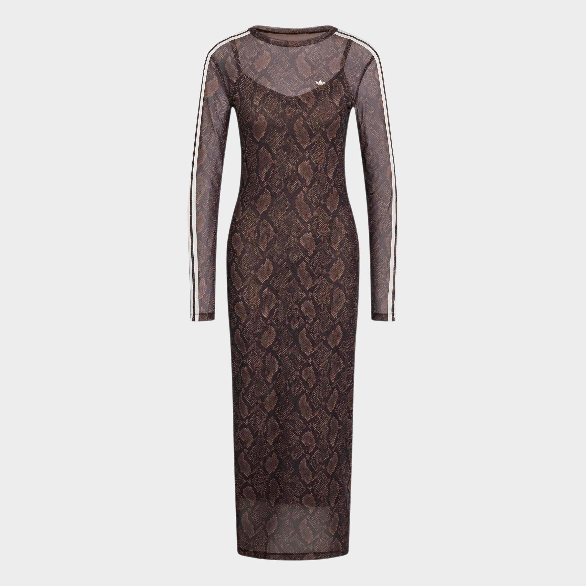 adidas Originals Maxikleid »MAXI DRESS« eng anliegender Schnitt, für Erwachsene, aus Polyester