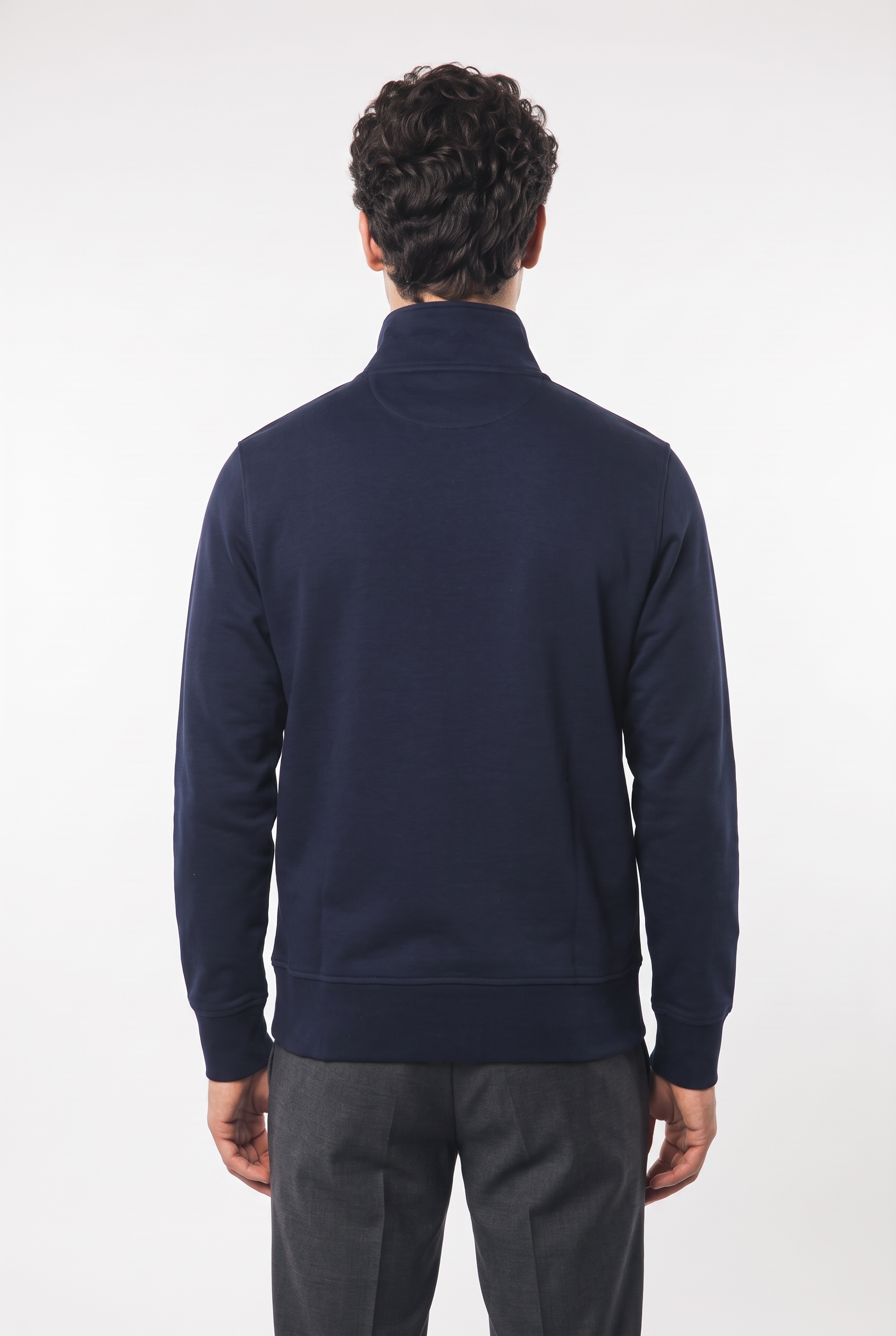 Gant Sweatshirt »GRAPHIC HALFZIP«, Regular fit mit Troyer-Kragen
