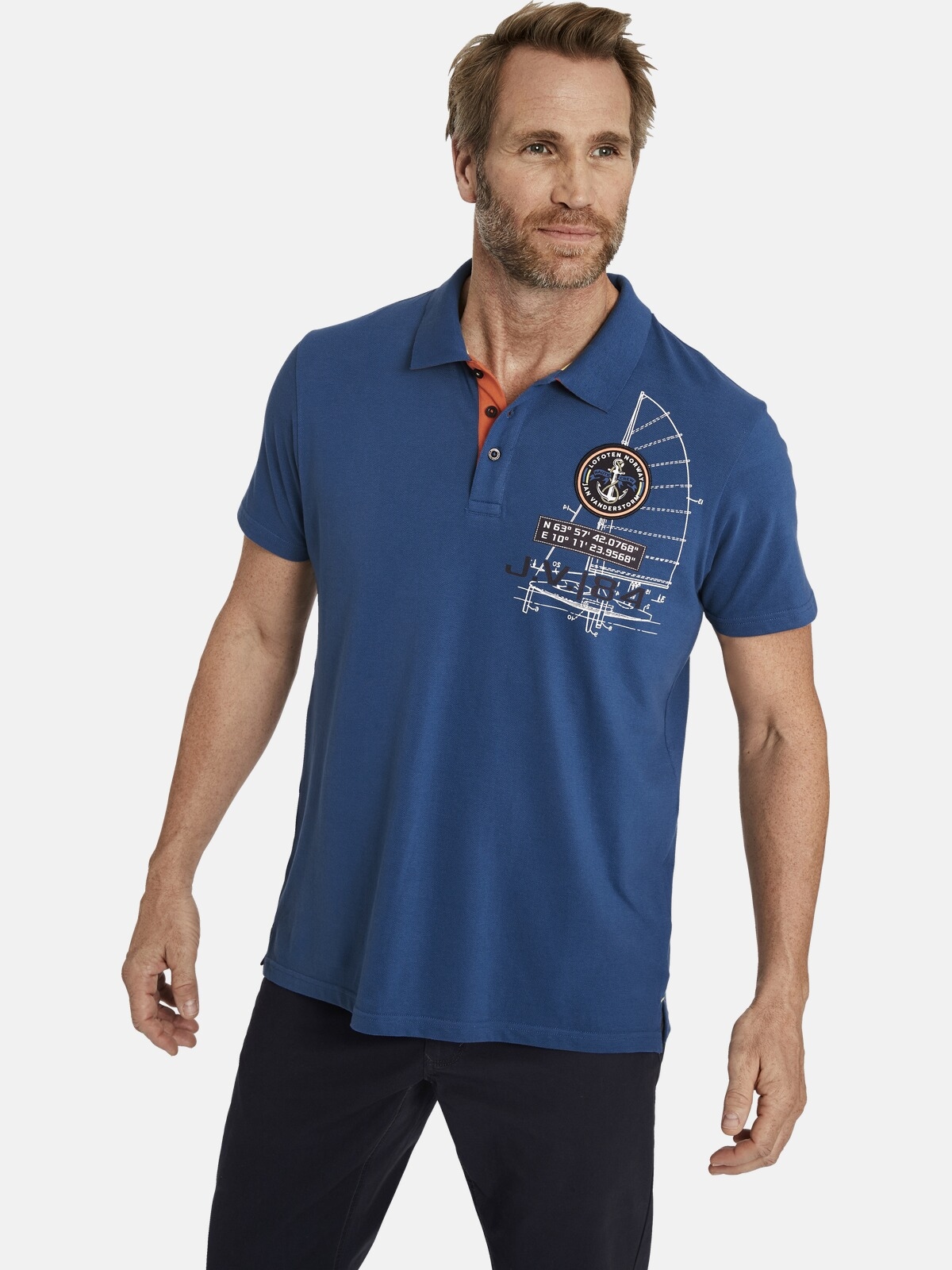 Jan Vanderstorm Poloshirt "Poloshirt NICCO"