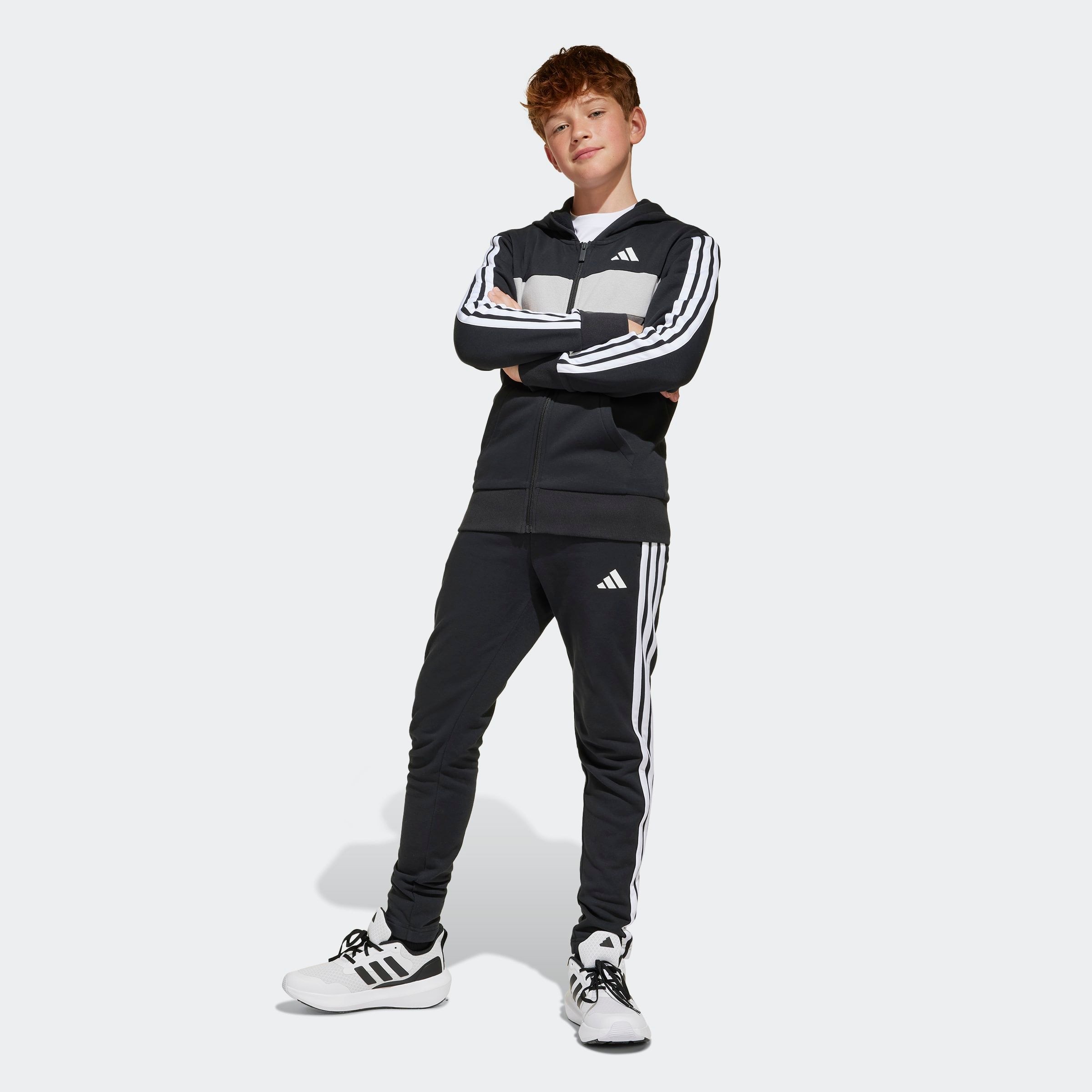 adidas Sportswear Trainingsanzug »J 3S TIB FL TS«, (2 tlg.)