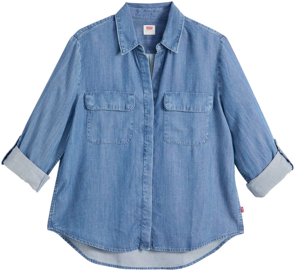Levi's® Hemdbluse Krempelärmel mit Riegel