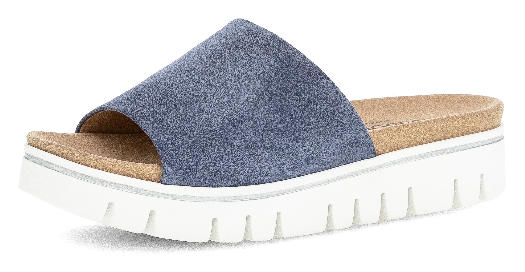 Gabor Pantolette, Keilabsatz, Sommerschuh, Schlappen mit Gummizug günstig online kaufen