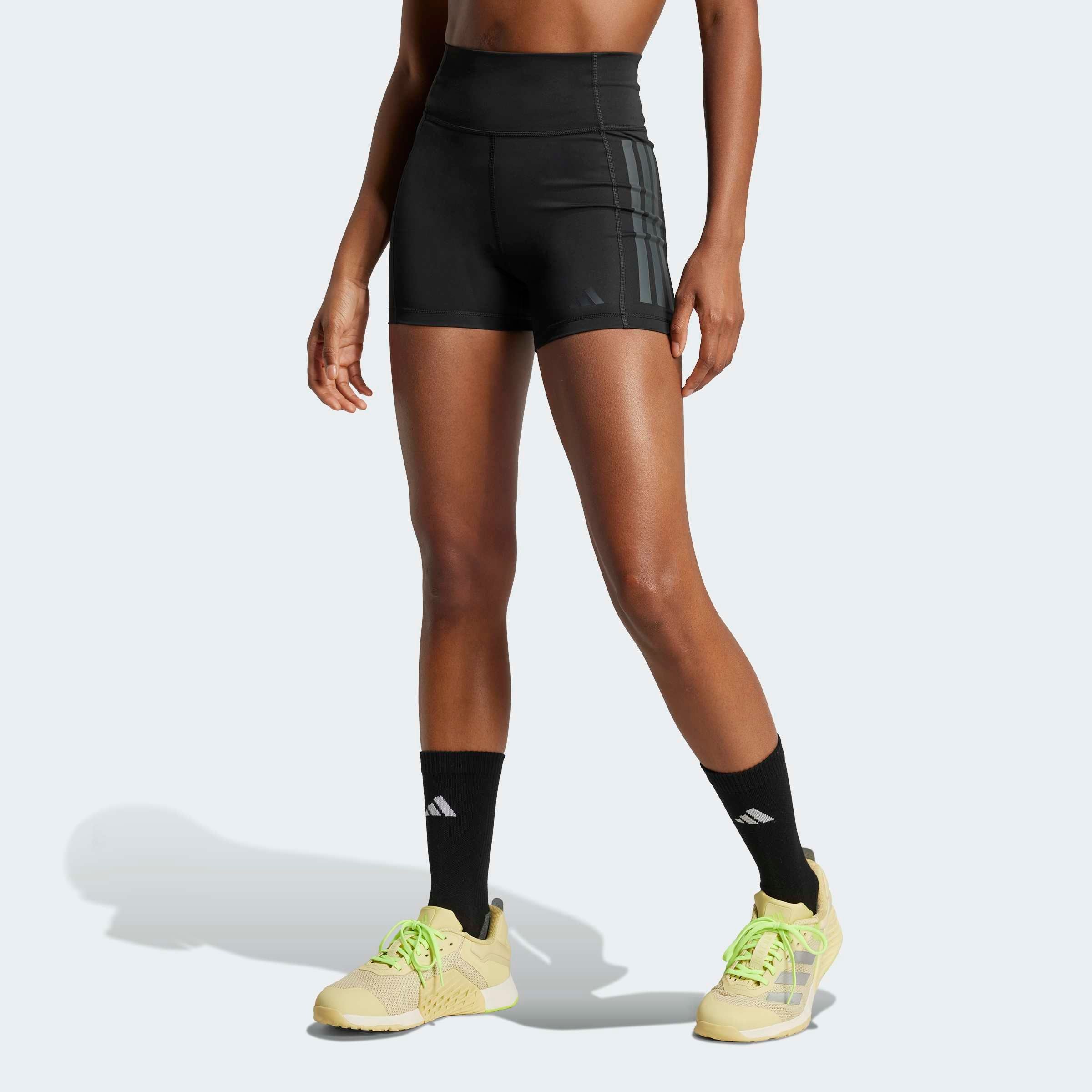 adidas Performance Shorts "OPT 3S 1/4" sportlicher Stil, für Sport, mit Ela günstig online kaufen