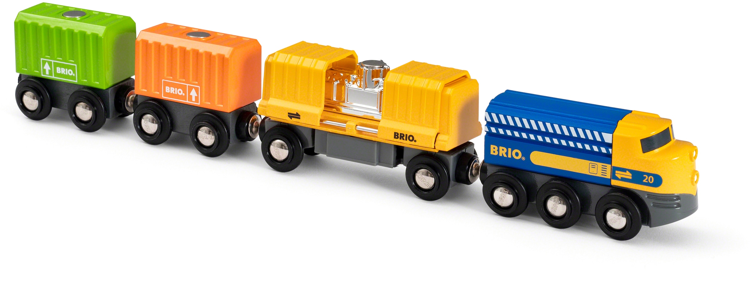 BRIO® Spielzeug-Eisenbahn »Güterzug mit drei Waggons«, FSC®- schützt Wald - weltweit