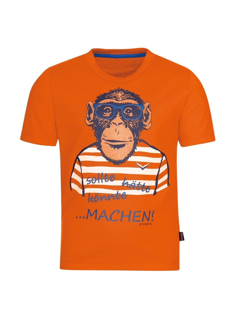 Affen-Druckmotiv« | ▷ T-Shirt BAUR großem mit T-Shirt für »TRIGEMA Trigema