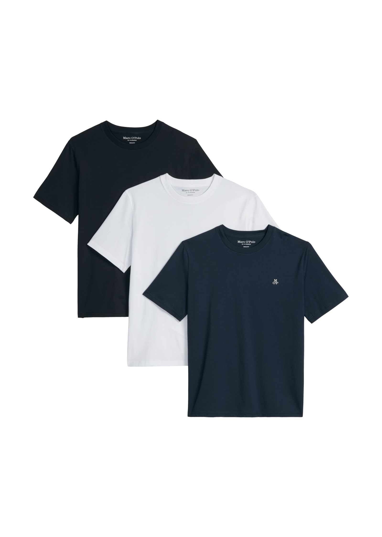 Marc OPolo T-Shirt Packung, 3 Dreierpack, regular fit aus reiner Bio-Baumwo günstig online kaufen