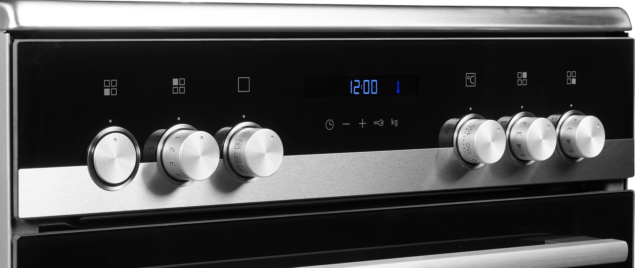 SIEMENS Elektro-Standherd iQ500 »HK9S5A240« mit Teleskopauszug nachrüstbar ecoClean Verkürzte Kochzeit dank Schnellaufheizung & beschichtete Rückwand