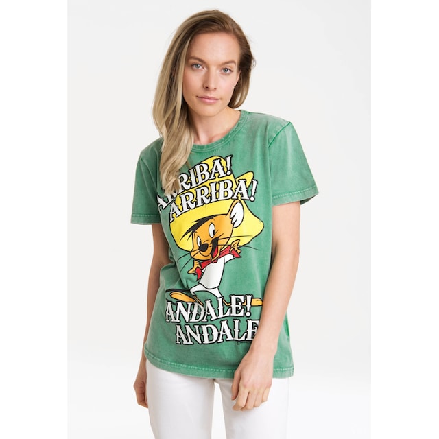 LOGOSHIRT T-Shirt »Looney Tunes - Speedy Gonzales«, mit lizenziertem Print  online bestellen | BAUR